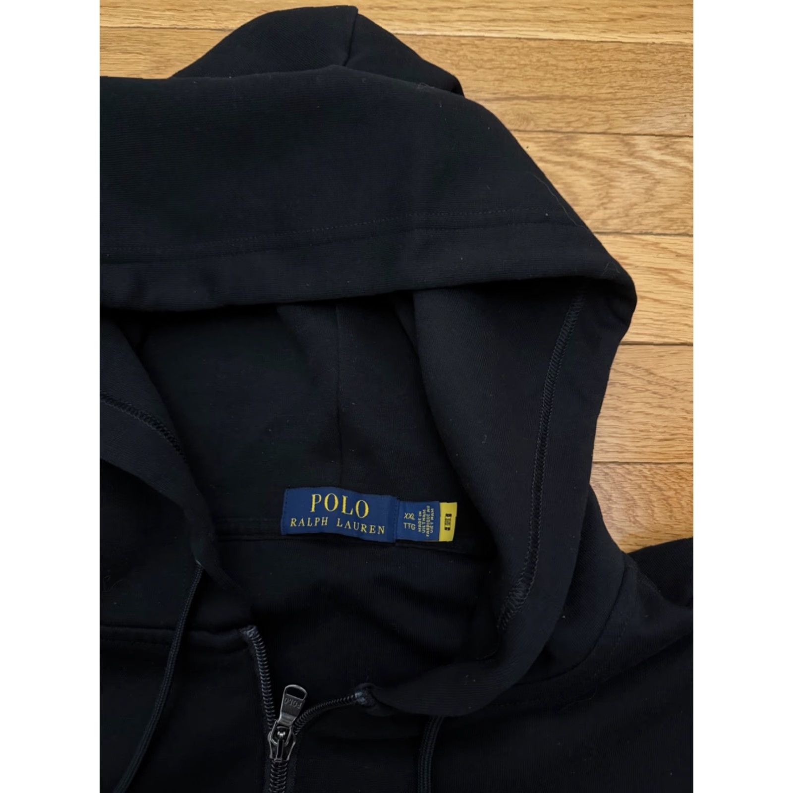 Polo Ralph Lauren Polo Ralph Lauren Hoodie Full Zip Double Knit Green XXL Mens Size 2XL Logo Zip Pockets Size US XXL / EU 58 / 5 - 3 Thumbnail