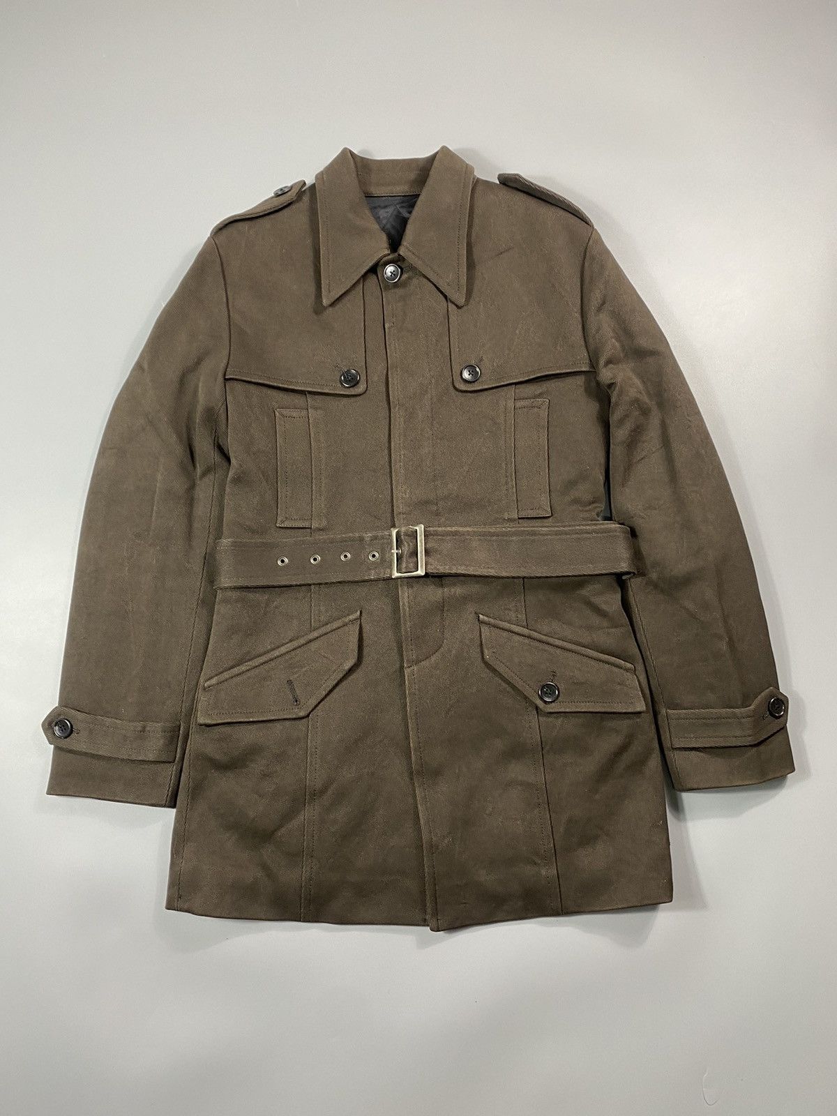 5351 POUR LES HOMMES 🔥5351 POUR LES HOMMES BROWN ART BLAZER COAT