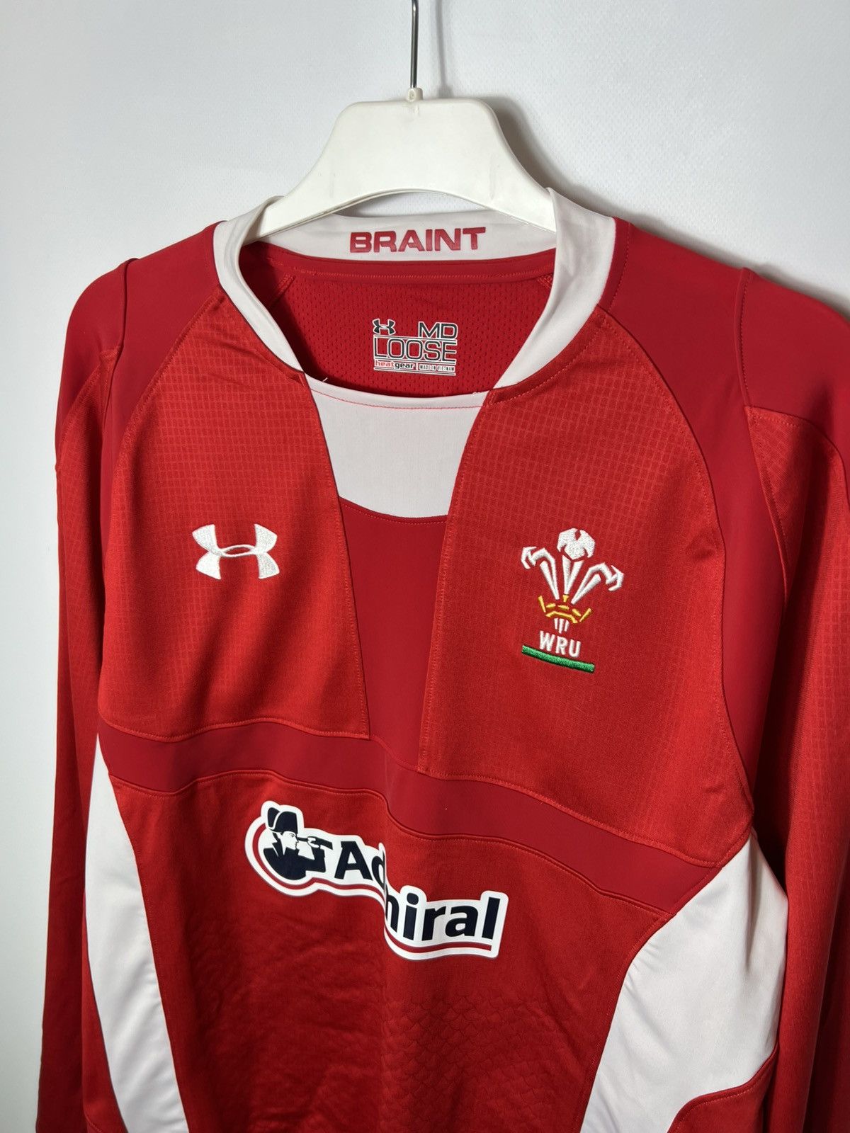 Under Armour VINTAGE RUGBY UNION WALES 2011/2013 UNDER ARMOUR LONG SLEEVE Size US M / EU 48-50 / 2 - 2 Thumbnail
