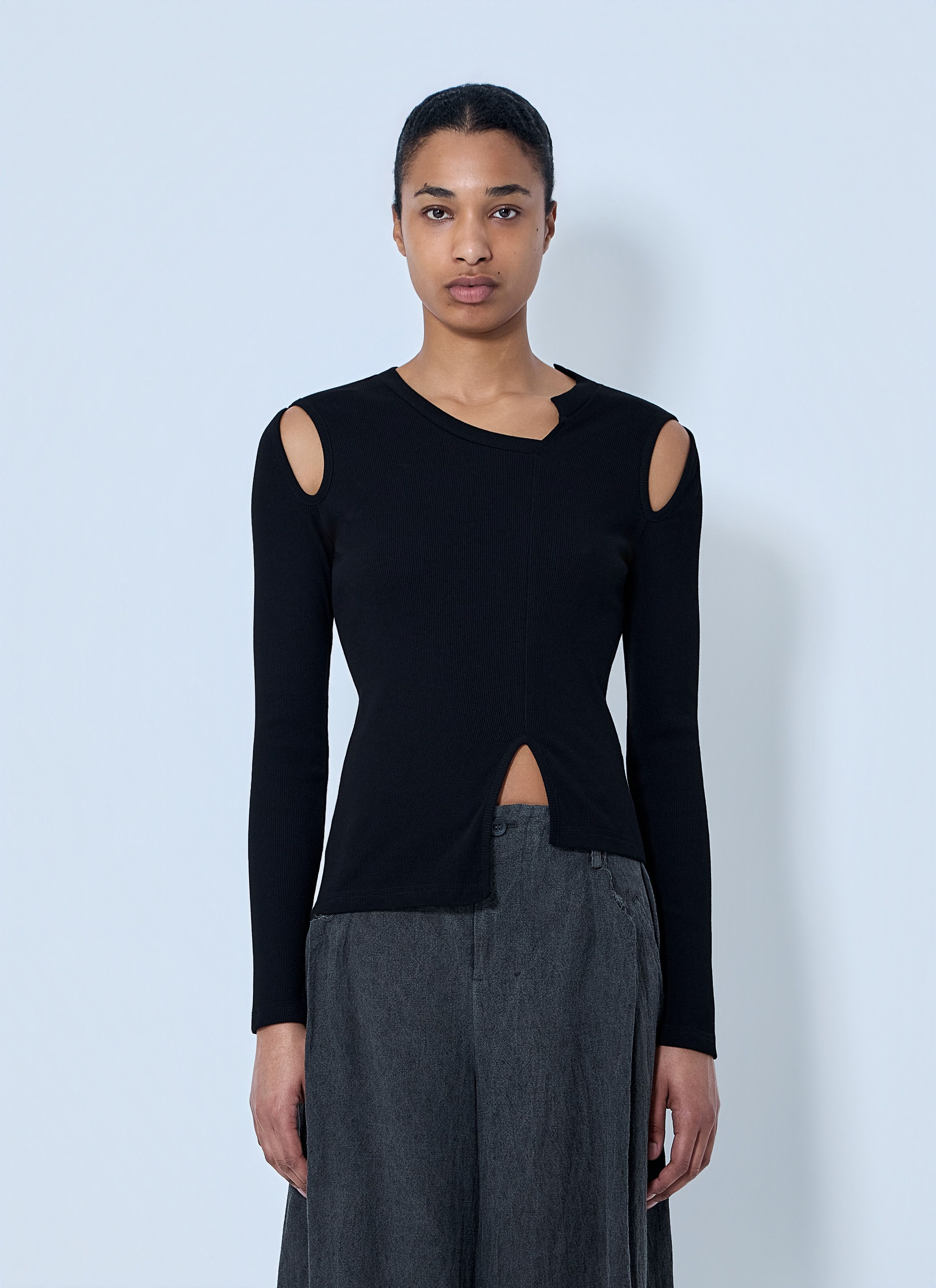 Limi Feu Asymmetric Long Sleeve Tee Size M / US 6-8 / IT 42-44 - 1 Thumbnail