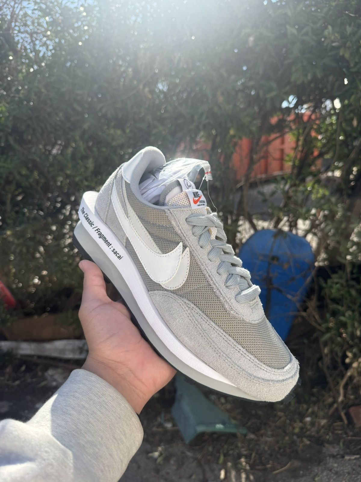 Nike Nike Sacai Fragment LD Waffle “Grey” Size US 9.5 / EU 42-43 - 1 Thumbnail