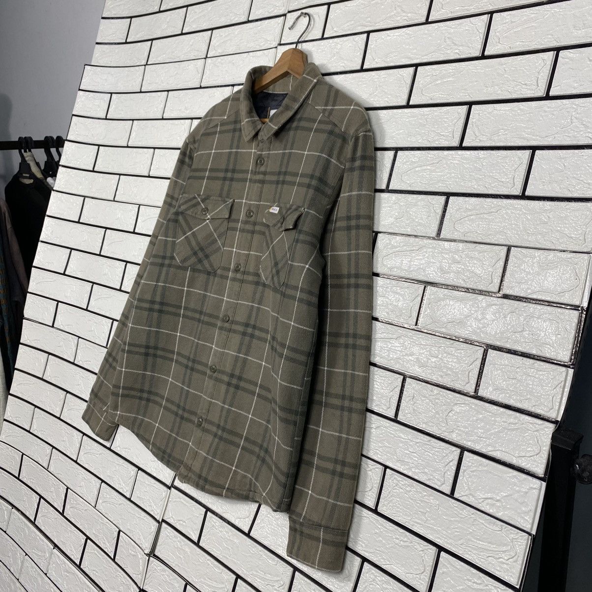 Japanese Brand 📌Vintage Snap Button Jacket RVCA Tartan Design Size US M / EU 48-50 / 2 - 3 Thumbnail