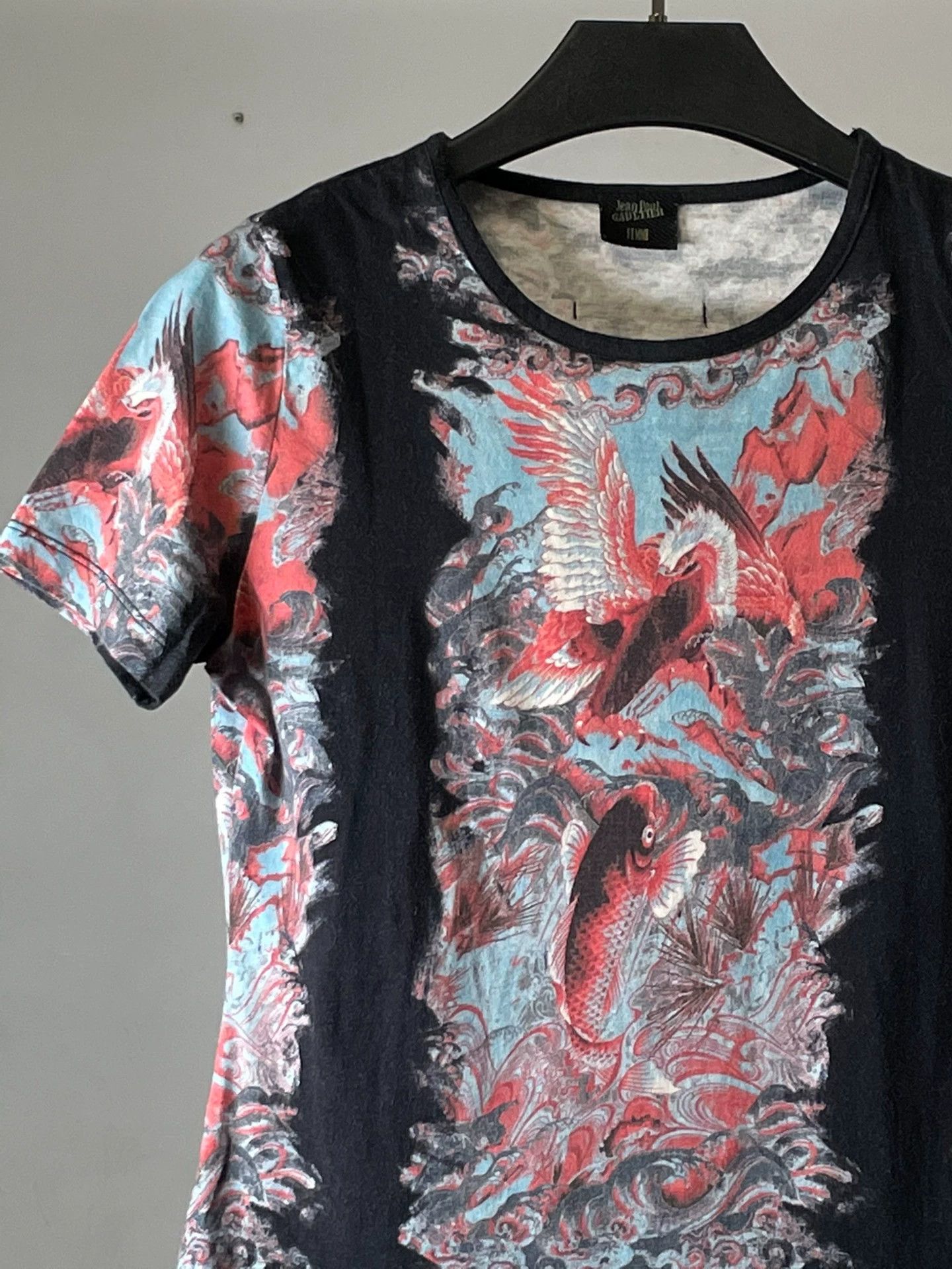 Jean Paul Gaultier Jean Paul Gaultier 90s Fish & Crane Tattoo SS Tee Size S / US 4 / IT 40 - 3 Thumbnail