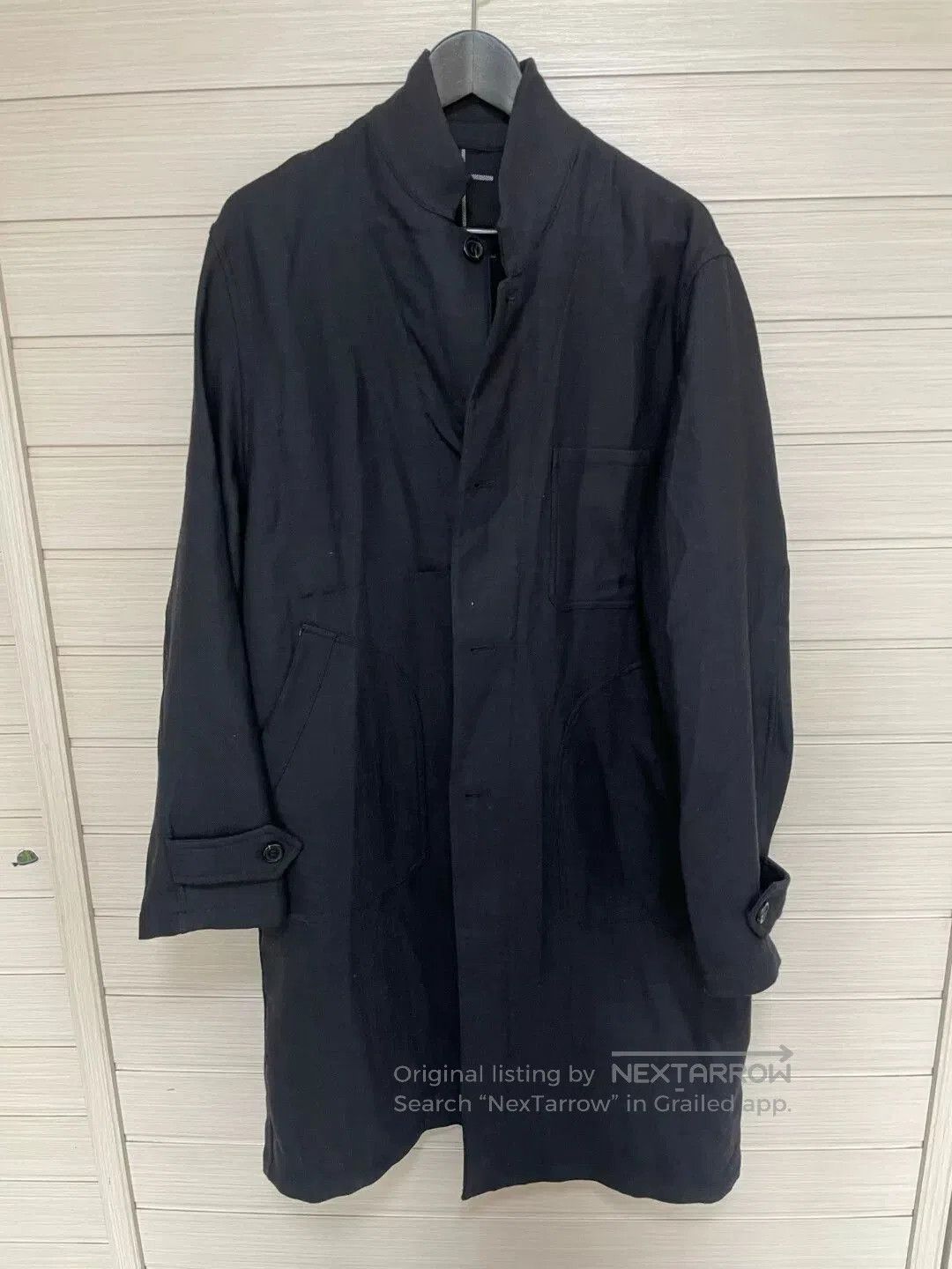 Croquis Croquis Stand Collar Wool Coat. Size US L / EU 52-54 / 3 - 5 Thumbnail