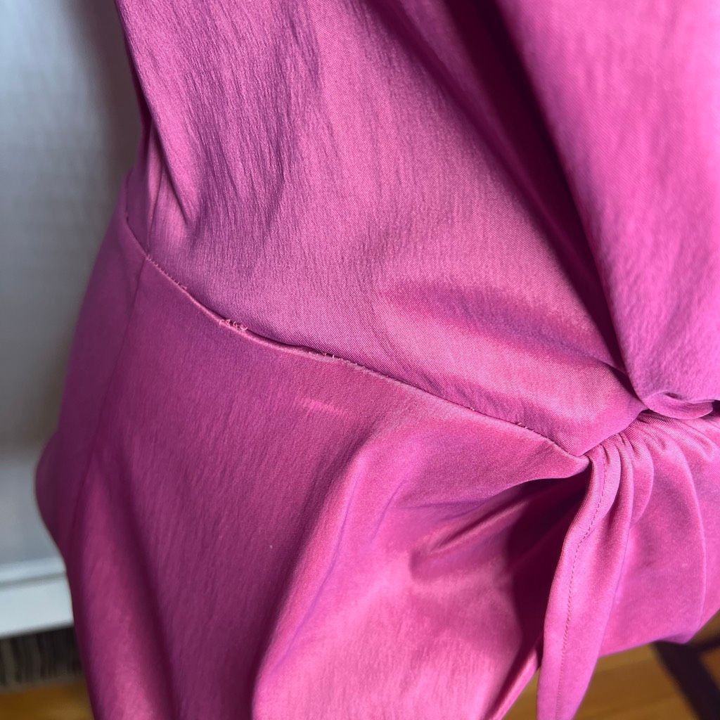 Takashi Murakami Tadashi Shoji Collection Taffeta Ruched Sleeves Metallic Mag Size XL / US 12-14 / IT 48-50 - 6 Thumbnail