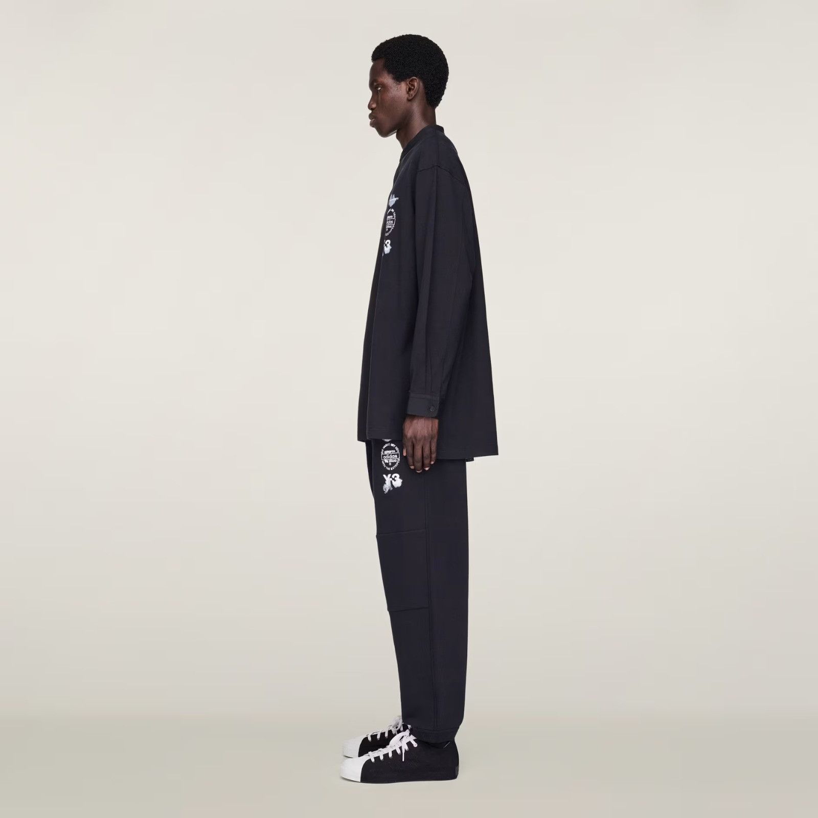 Adidas × Y-3 o1mle0526 Track Sweatpants & Joggers in Black Size US 36 / EU 52 - 3 Thumbnail