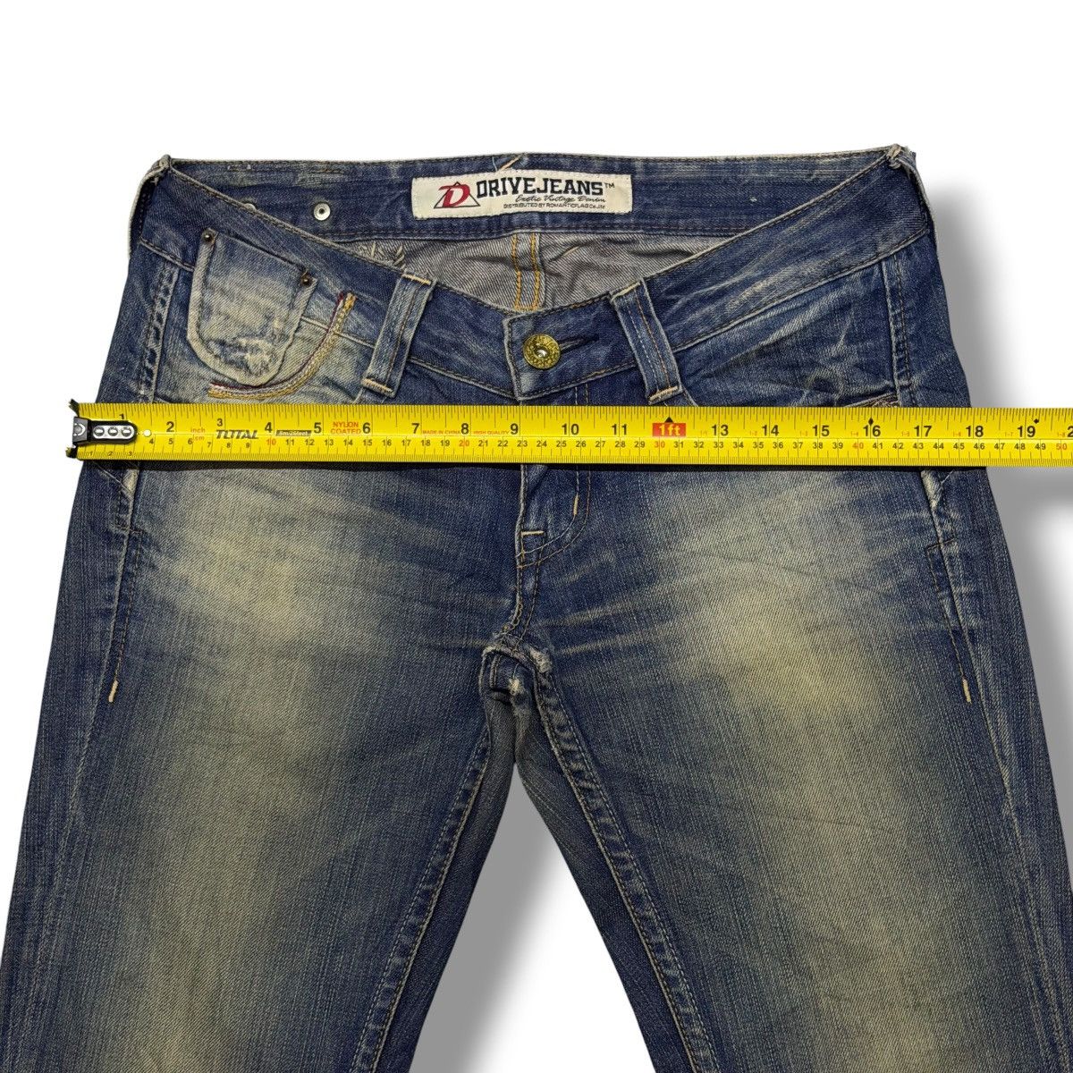 Japanese Brand Exotic Vintage Denim Drive Falcon 7.0 Limited Edition | W31 Size 31" - 20 Thumbnail
