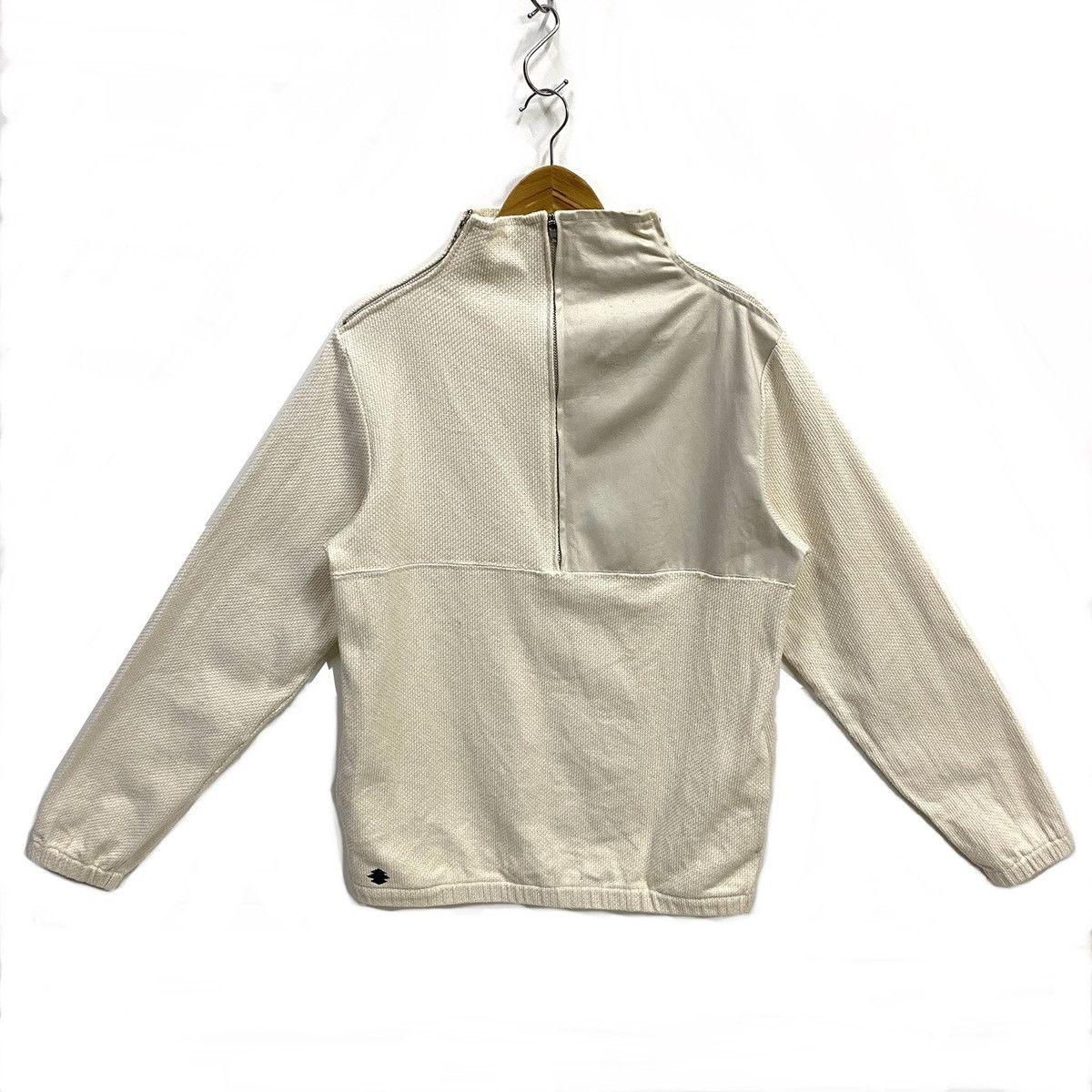 Japanese Brand Japanese Multi Zip Knit Sweater Pullover Half Zip Size US M / EU 48-50 / 2 - 2 Thumbnail