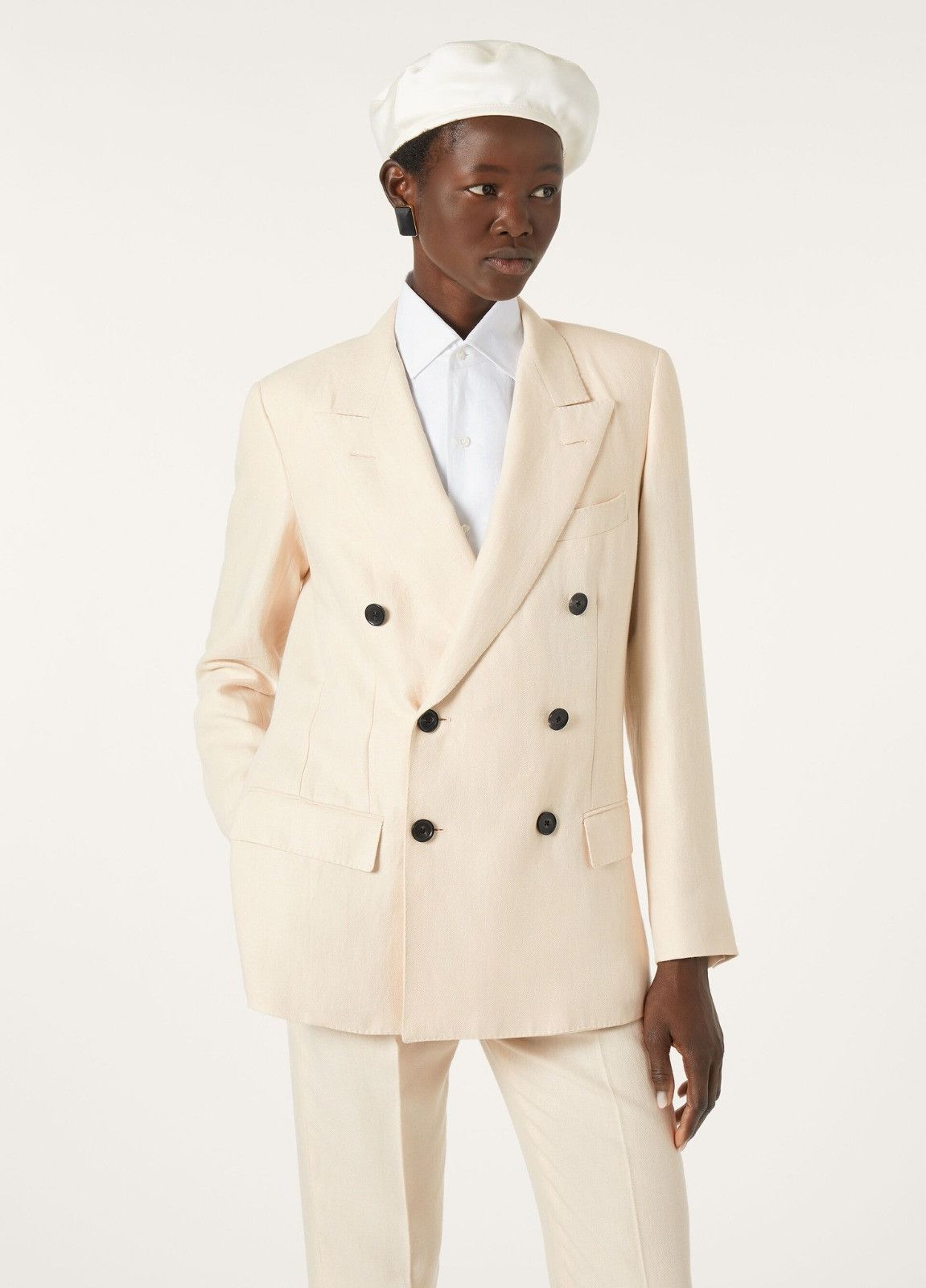 Loro Piana o1sro1srvl11e0526 FAP0105 Milano Double-breasted Blazer Size M / US 6-8 / IT 42-44 - 6 Thumbnail