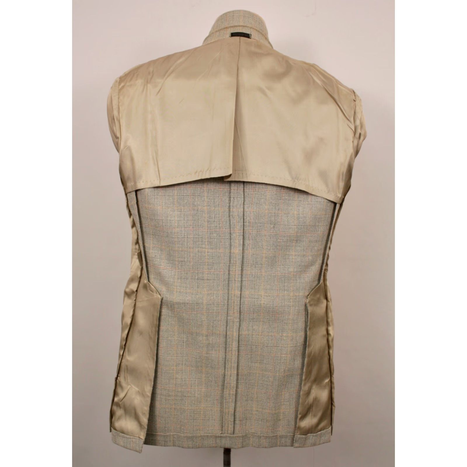 Vintage VINTAGE Mens VTG 70s NOS Light Green Plaid Leisure Suit Jacket Pants L 42 1970s Polyester Blend Disco Mens Size 42R - 5 Thumbnail