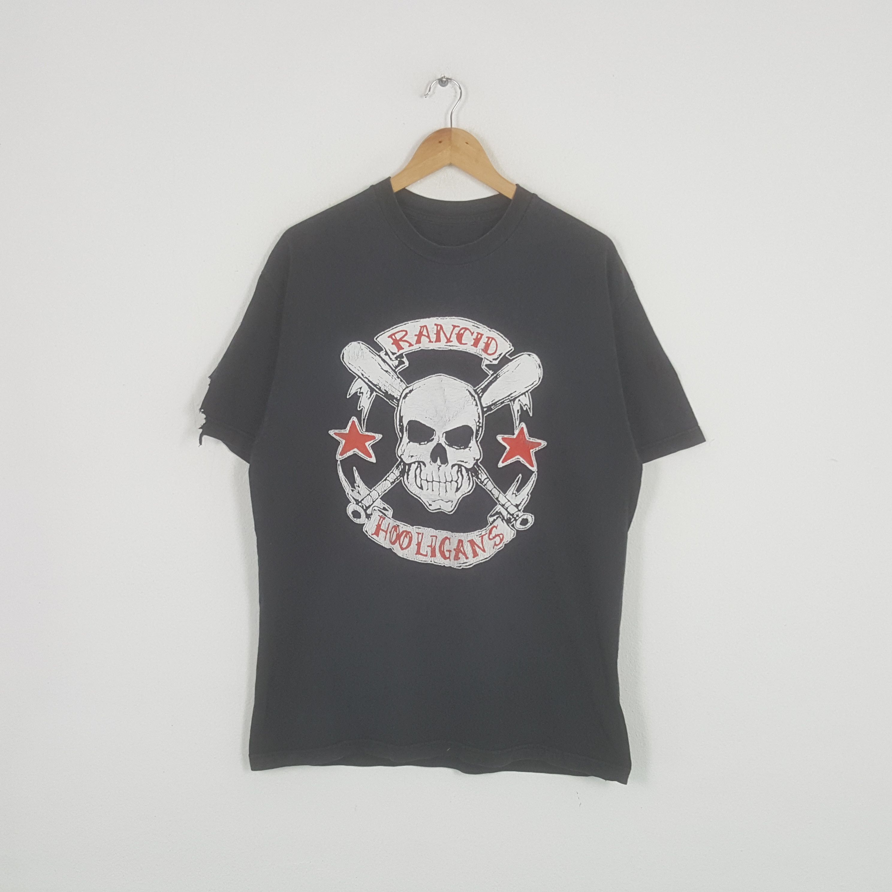 Band Tees × Vintage Vintage Rancid Punk Rock Band Hooligans Tshirt Size US L / EU 52-54 / 3 - 1 Thumbnail