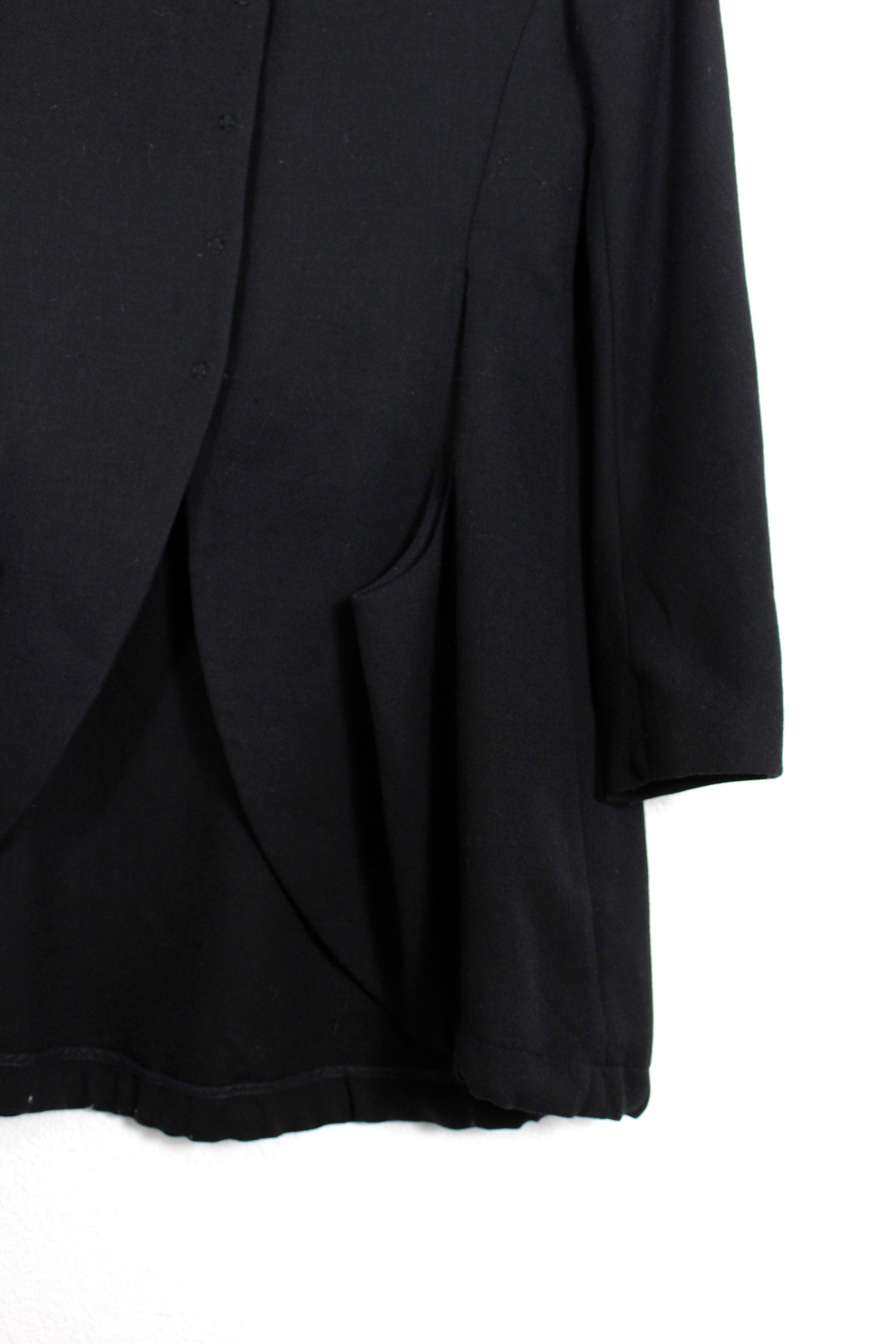 Annette Gortz × Vintage Annette Gortz Jacket Long Blazer Avant Garde Black Size S / US 4 / IT 40 - 3 Thumbnail