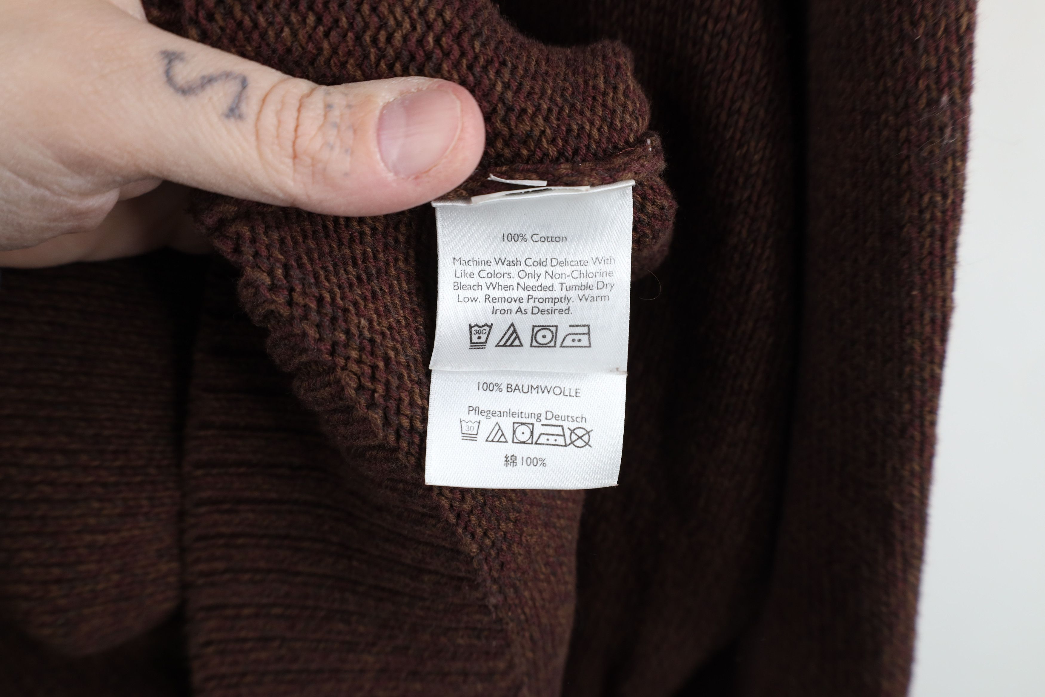 Eddie Bauer × Vintage Vintage Eddie Bauer Ribbed Knit Crewneck Sweater Brown Size US XL / EU 56 / 4 - 8 Thumbnail