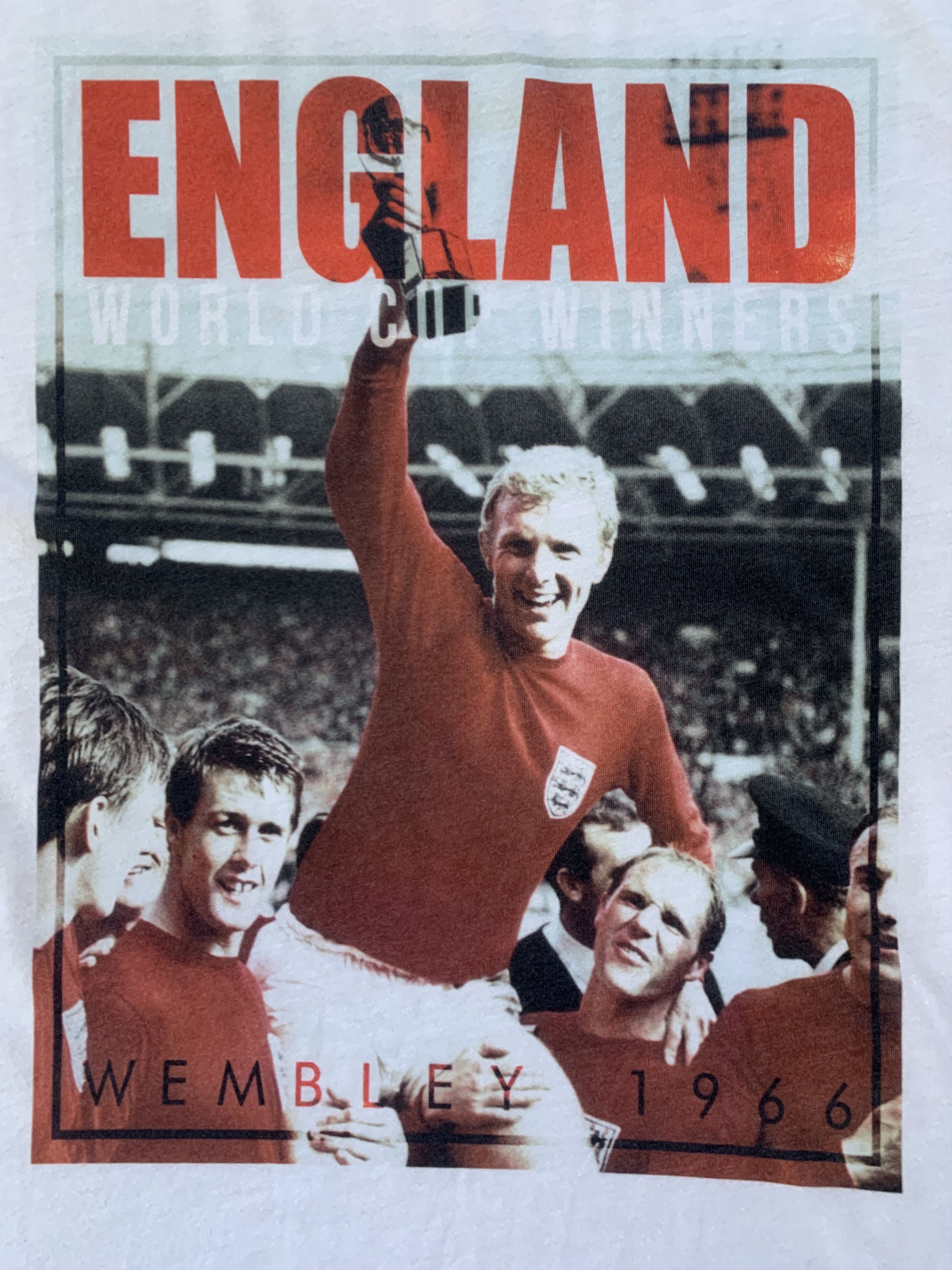 New England Outerwear England Word Cup Winners Cotton Printed T Shirt Size US S / EU 44-46 / 1 - 6 Thumbnail