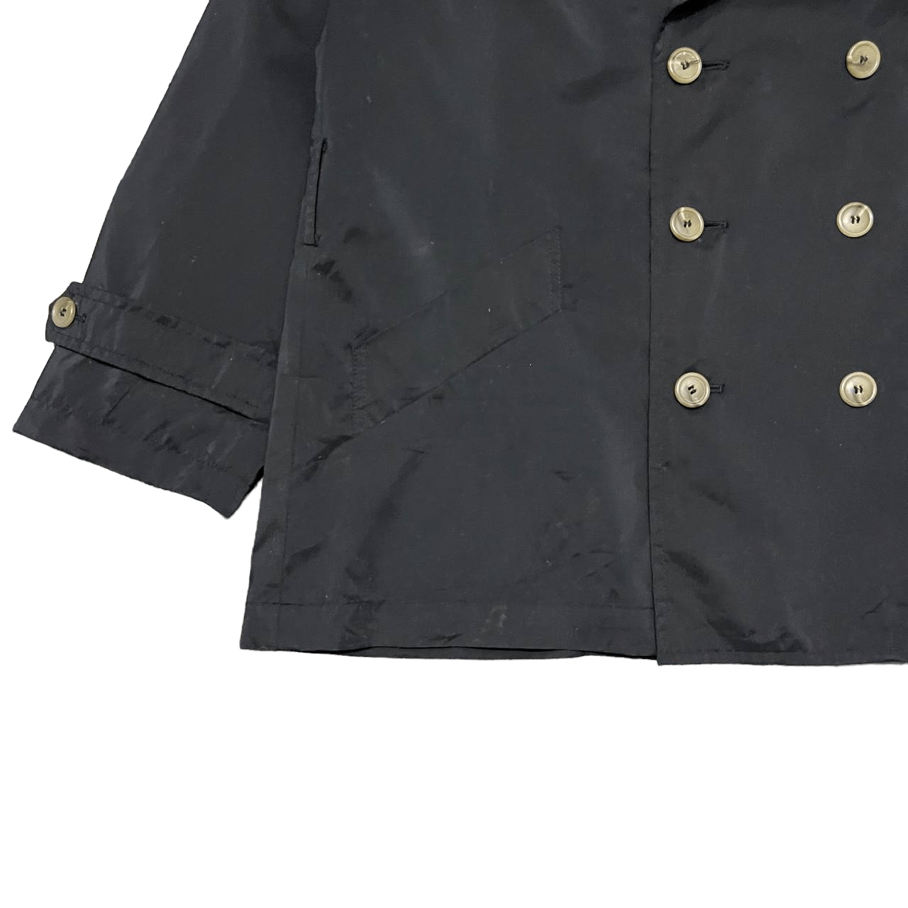 Yohji Yamamoto Vintage Flandre Club Double Breasted Coat Size US M / EU 48-50 / 2 - 3 Thumbnail