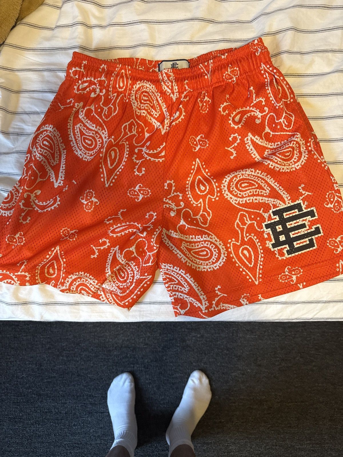 Eric Emanuel Eric Emanuel Bandana Shorts | Grailed