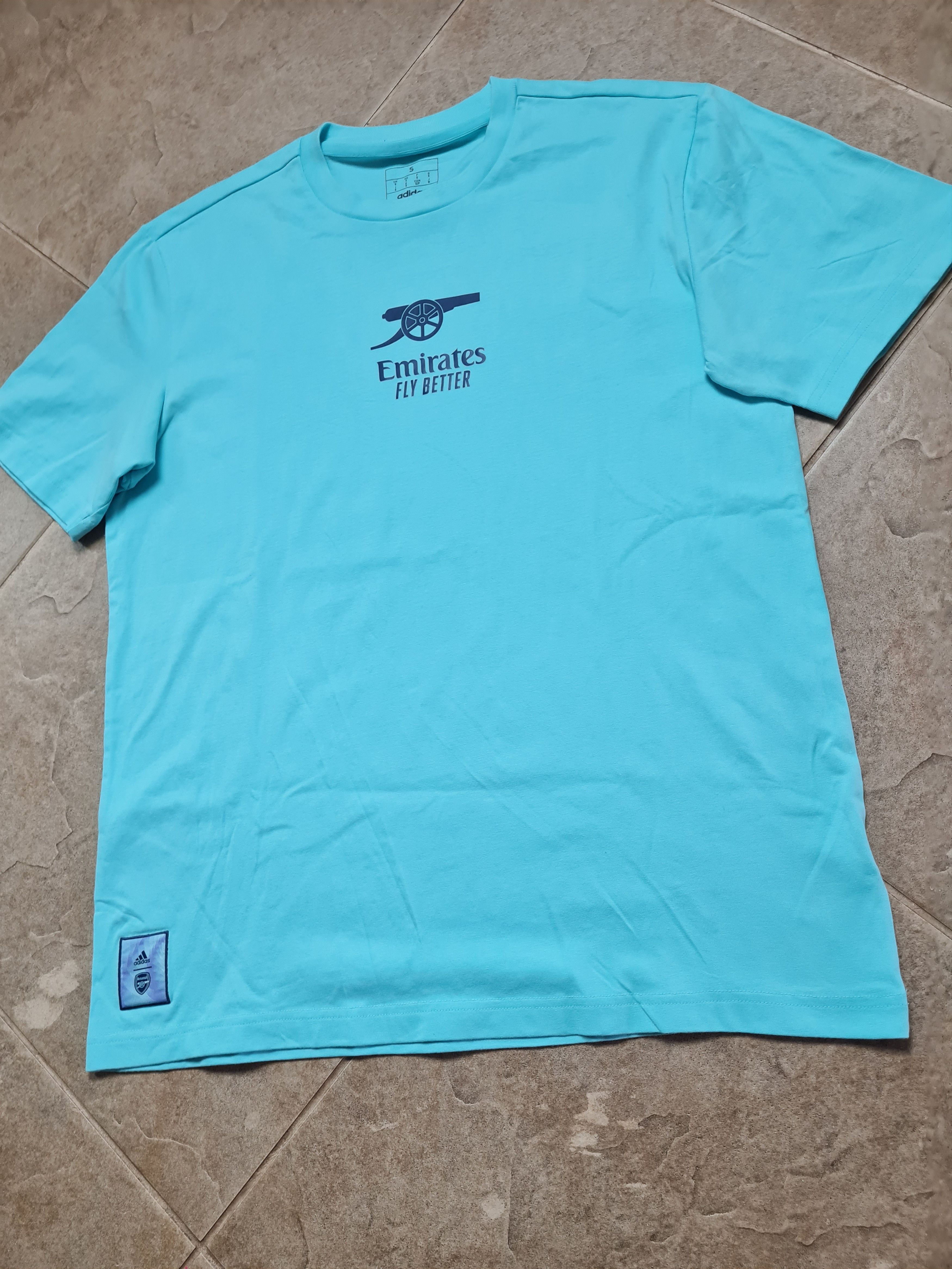 Arsenal Adidas Player Issue Travel Tshirt 23/24 Green