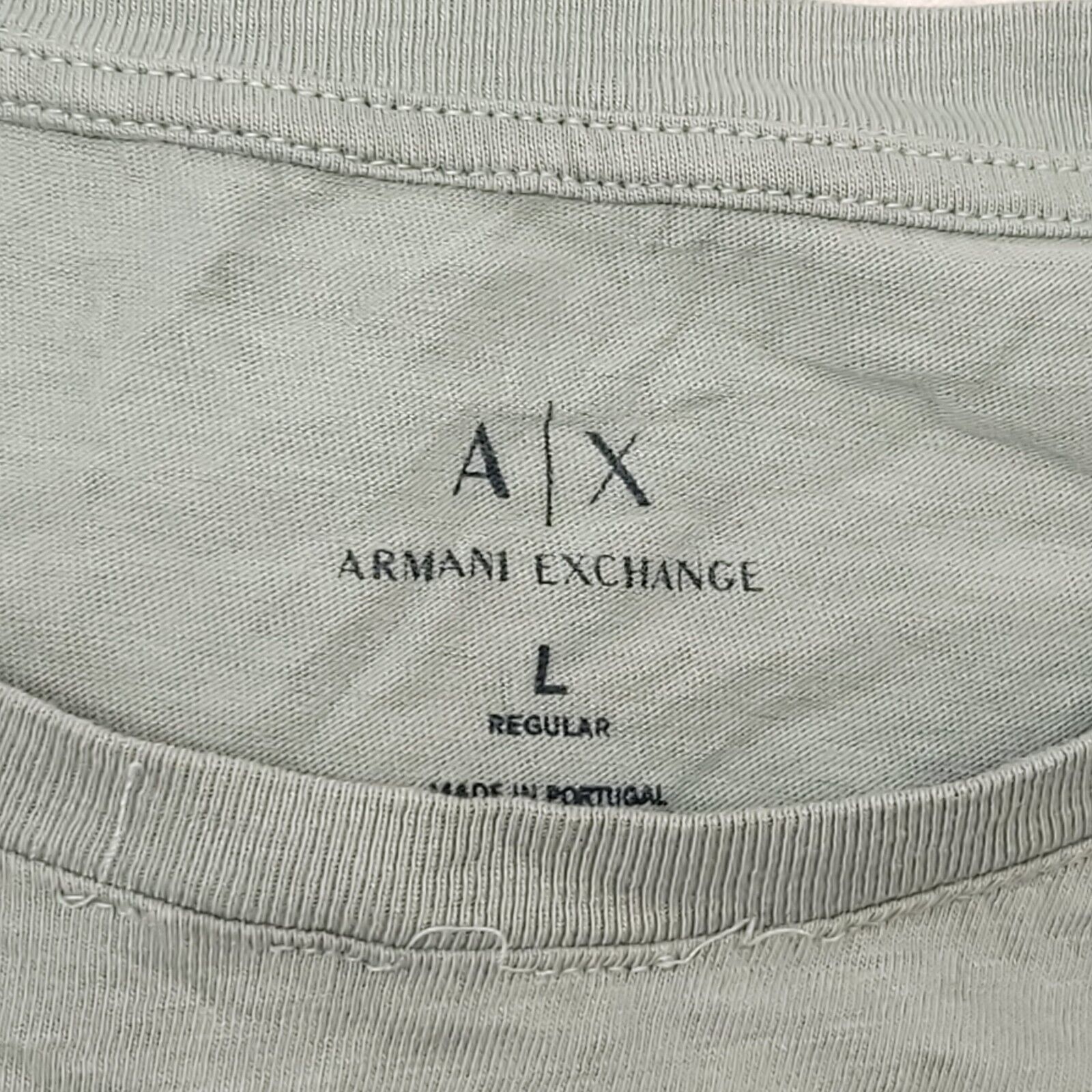 Armani Exchange Armani Exchange Short Sleeve T Shirt Women Size Large L Gray Size L / US 10 / IT 46 - 3 Thumbnail