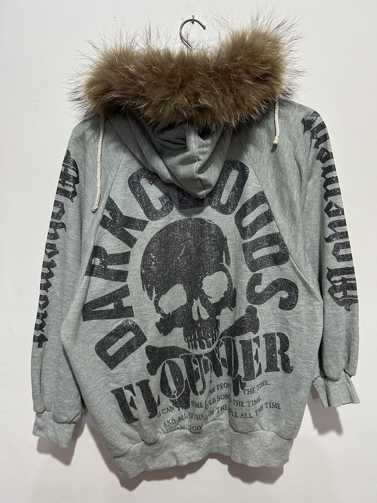 If Six Was Nine 💸BINDINGOFFER💸Fur Hoodie Dark Cloods Flounder Skull Lgb Ifsi Size US L / EU 52-54 / 3 - 1 Thumbnail