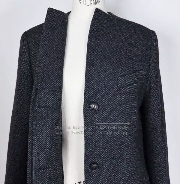 Other Hermes Showpiece wool and cashmere tweed coat Size XXS / US 00 / IT 34 - 3 Thumbnail