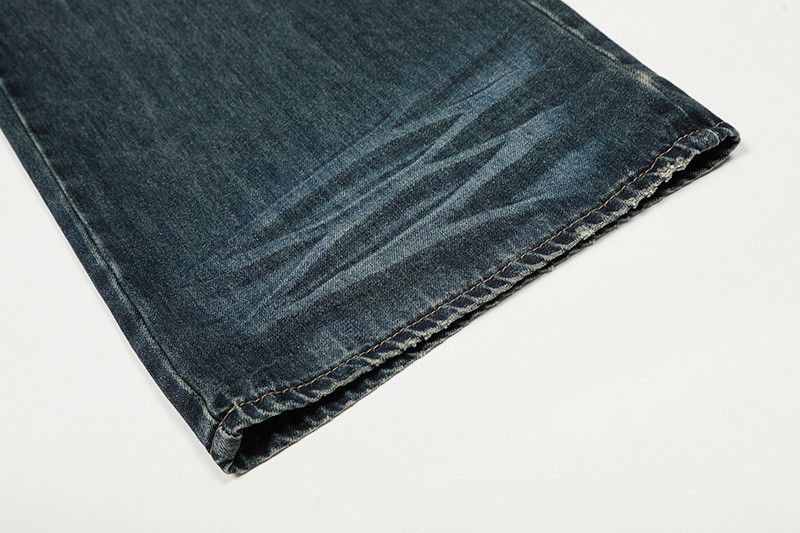 Vintage American retro washed wide-leg jeans for men Size US 32 / EU 48 - 6 Thumbnail