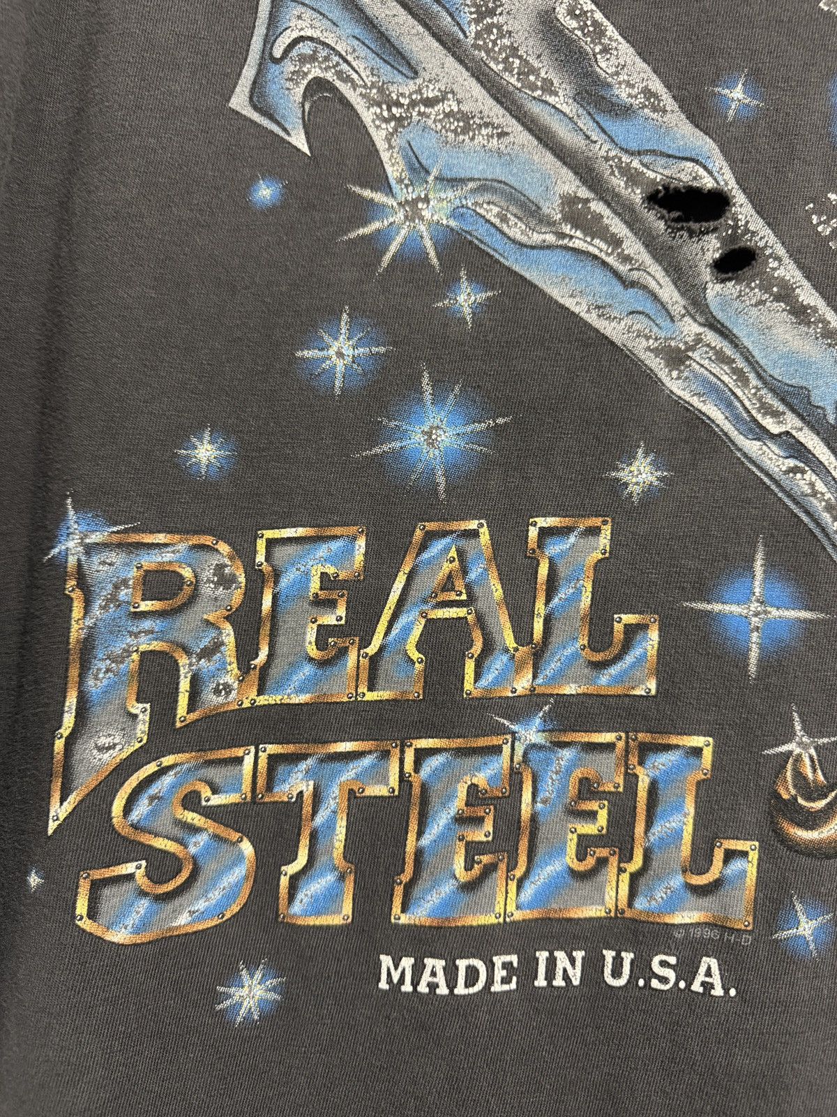 Vintage Vintage 90s Harley Davidson Real Steel Shirt Size US XL / EU 56 / 4 - 7 Thumbnail