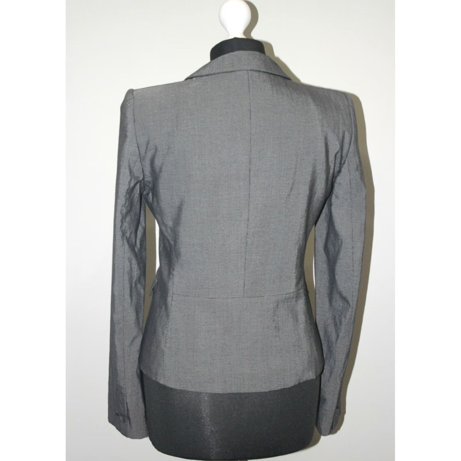 Hugo Boss HUGO BOSS Blazer Jacket Womens UK 6 / US 4 Grey Suit Jacket/Blazer Size M / US 6-8 / IT 42-44 - 4 Thumbnail