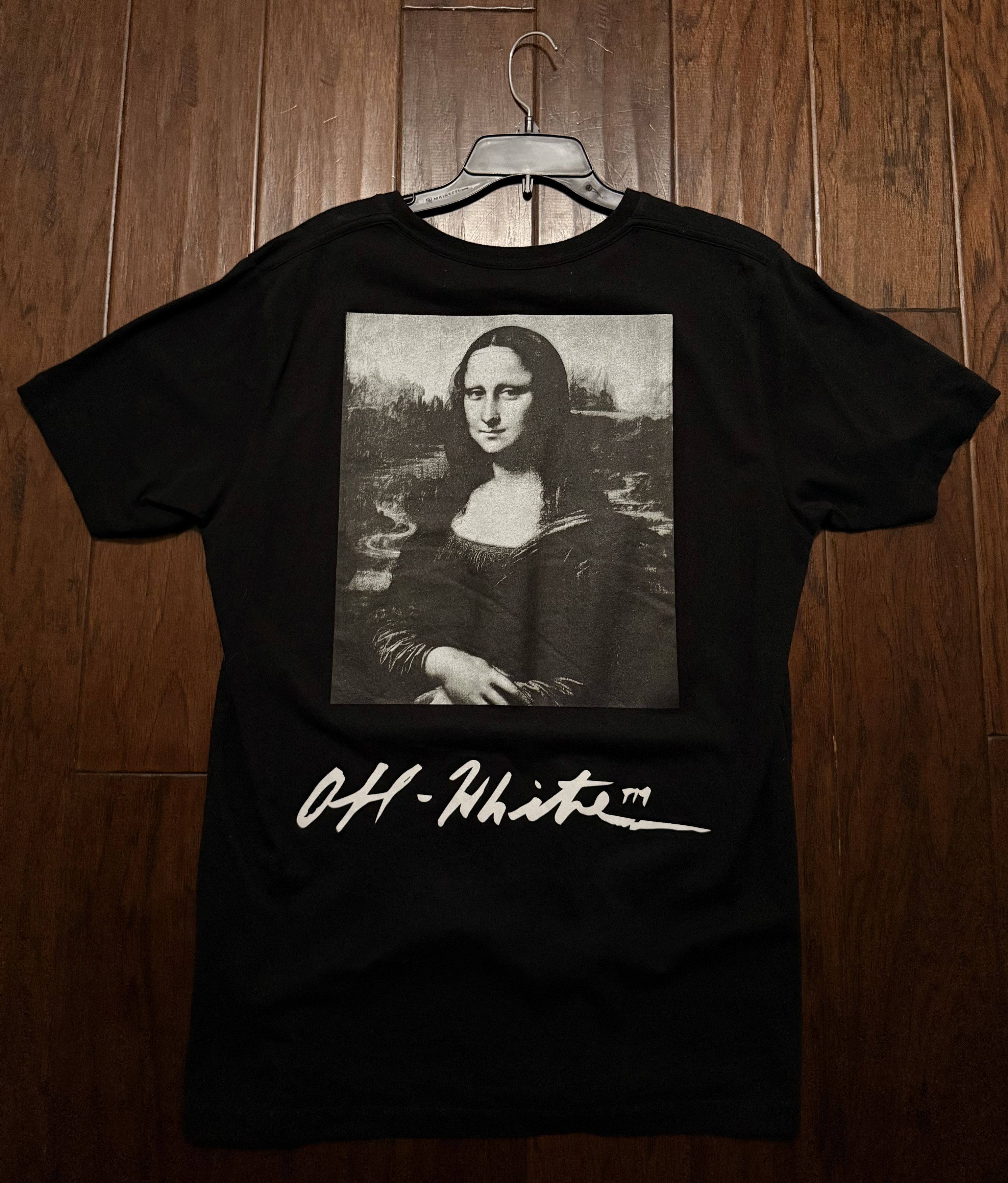 Off-White Off-White Slim Fit Monalisa Graphic Print T-Shirt Size US L / EU 52-54 / 3 - 1 Thumbnail
