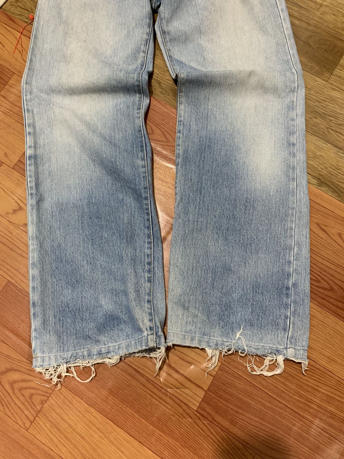 Big John denim panta big jeans BIG WASHING blue wash Size US 33 - 3 Thumbnail