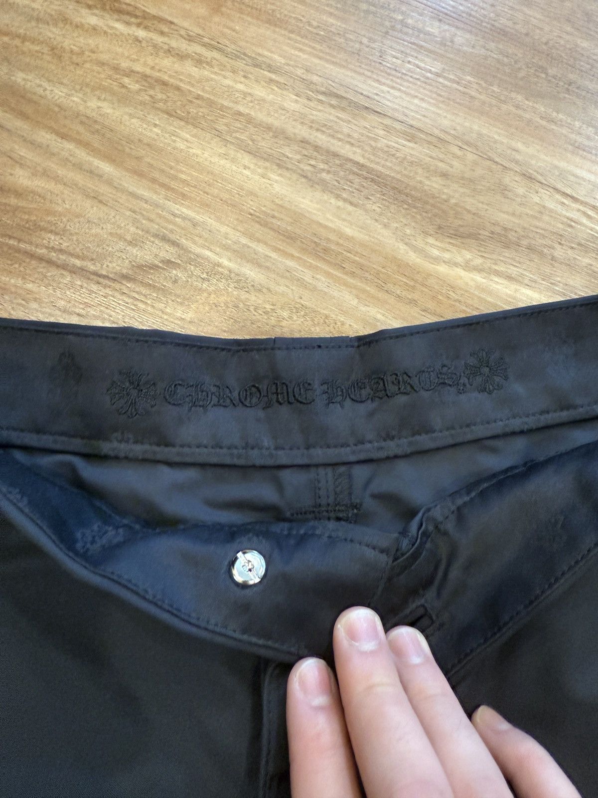 Chrome Hearts Chrome hearts leather carpentar Size US 33 - 7 Thumbnail