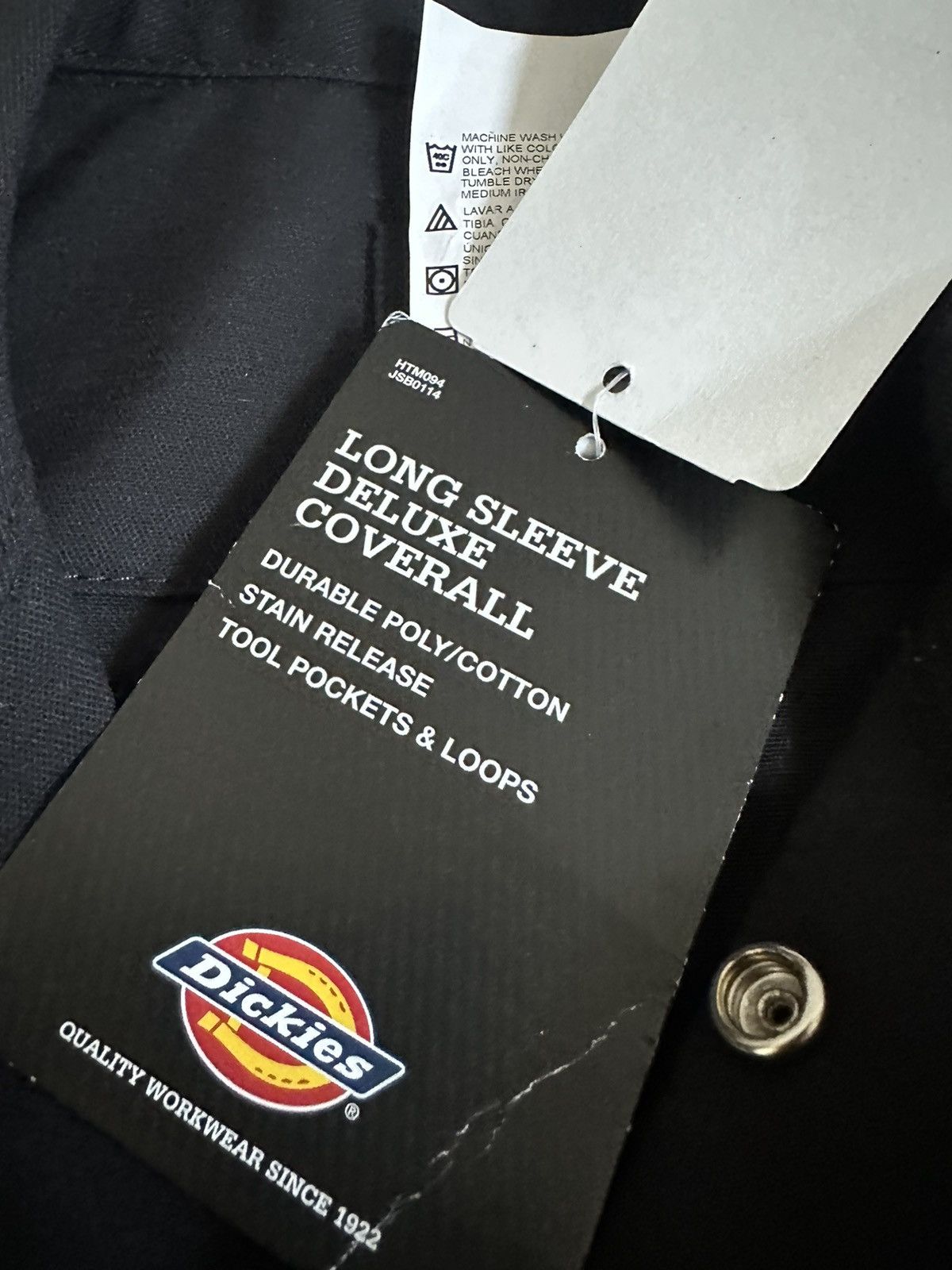 Dickies 🔥 Dickies Long Sleeve Deluxe Coverall Jumpsuit Overall Size US 31 - 6 Thumbnail