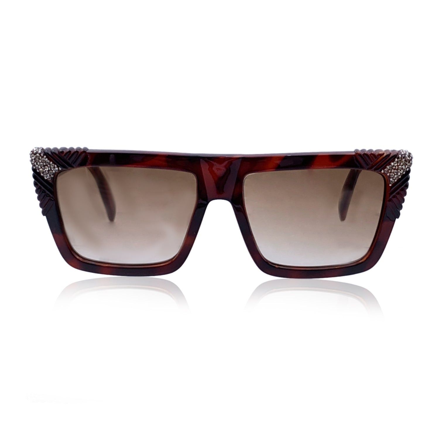 image of Versacegianni Vintage Mint Sunglasses Mod. Basix 812 Col.688 in Black, Women's