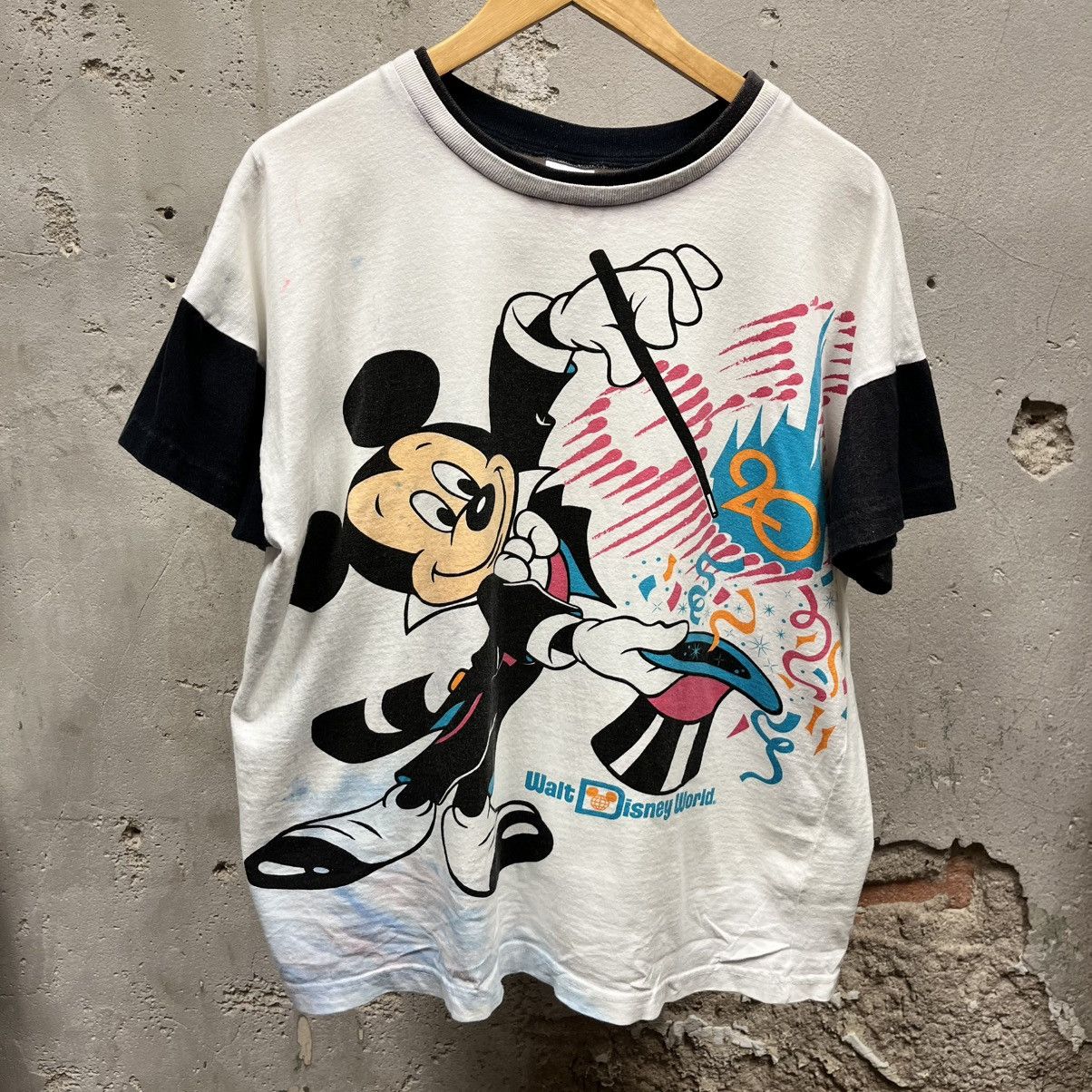 Disney Disney Wear Vintage 90s 25 Years Magician Mickey Mouse Tee Size US L / EU 52-54 / 3 - 1 Thumbnail