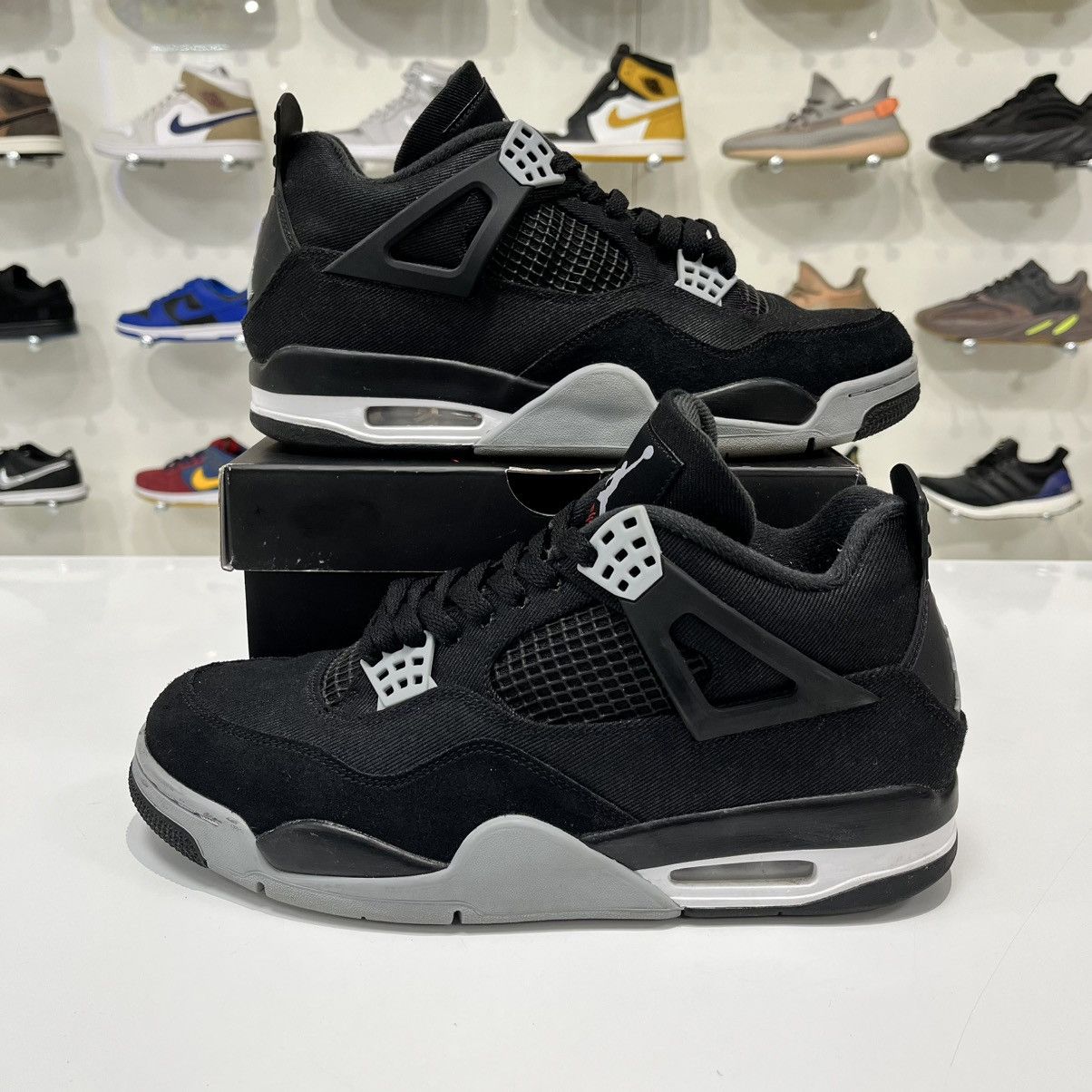 Nike Air Jordan 4 Retro SE Black Canvas Size US 10.5 / EU 43-44 - 1 Thumbnail
