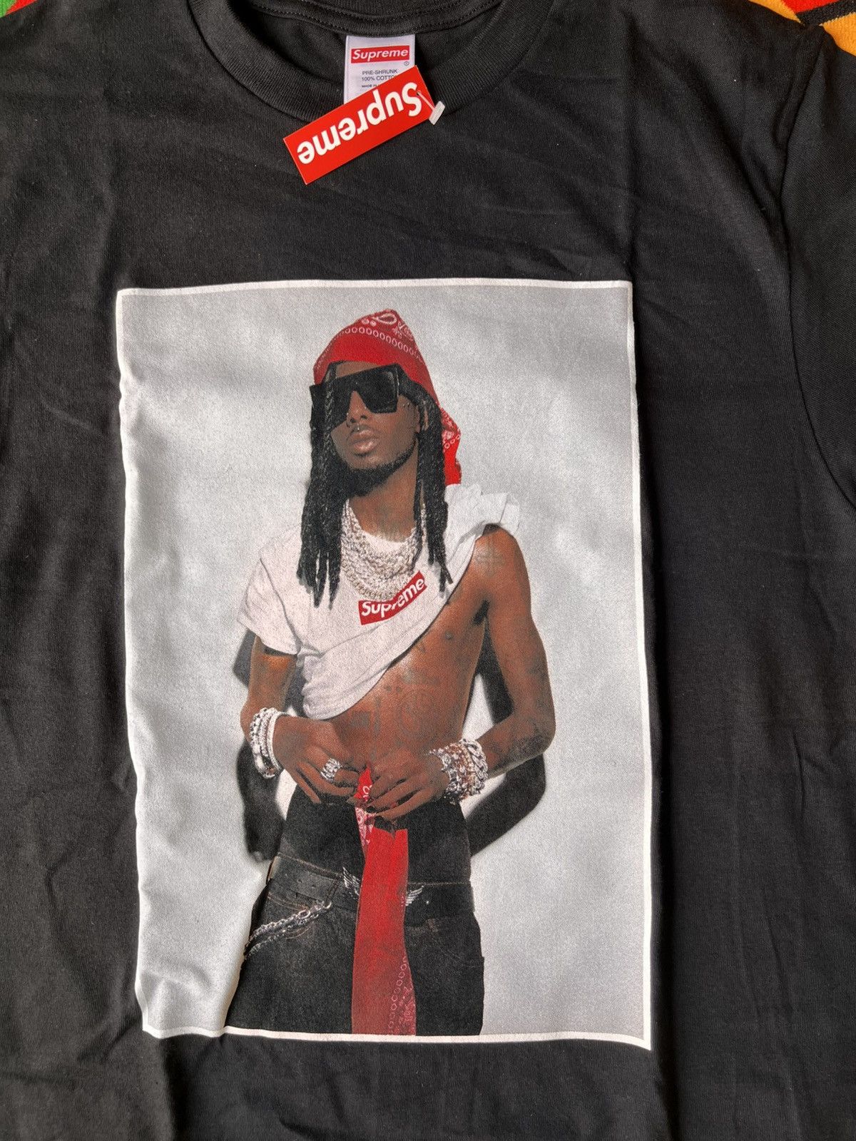 Supreme Playboi Carti Photo Tee black M tshirt rap trap