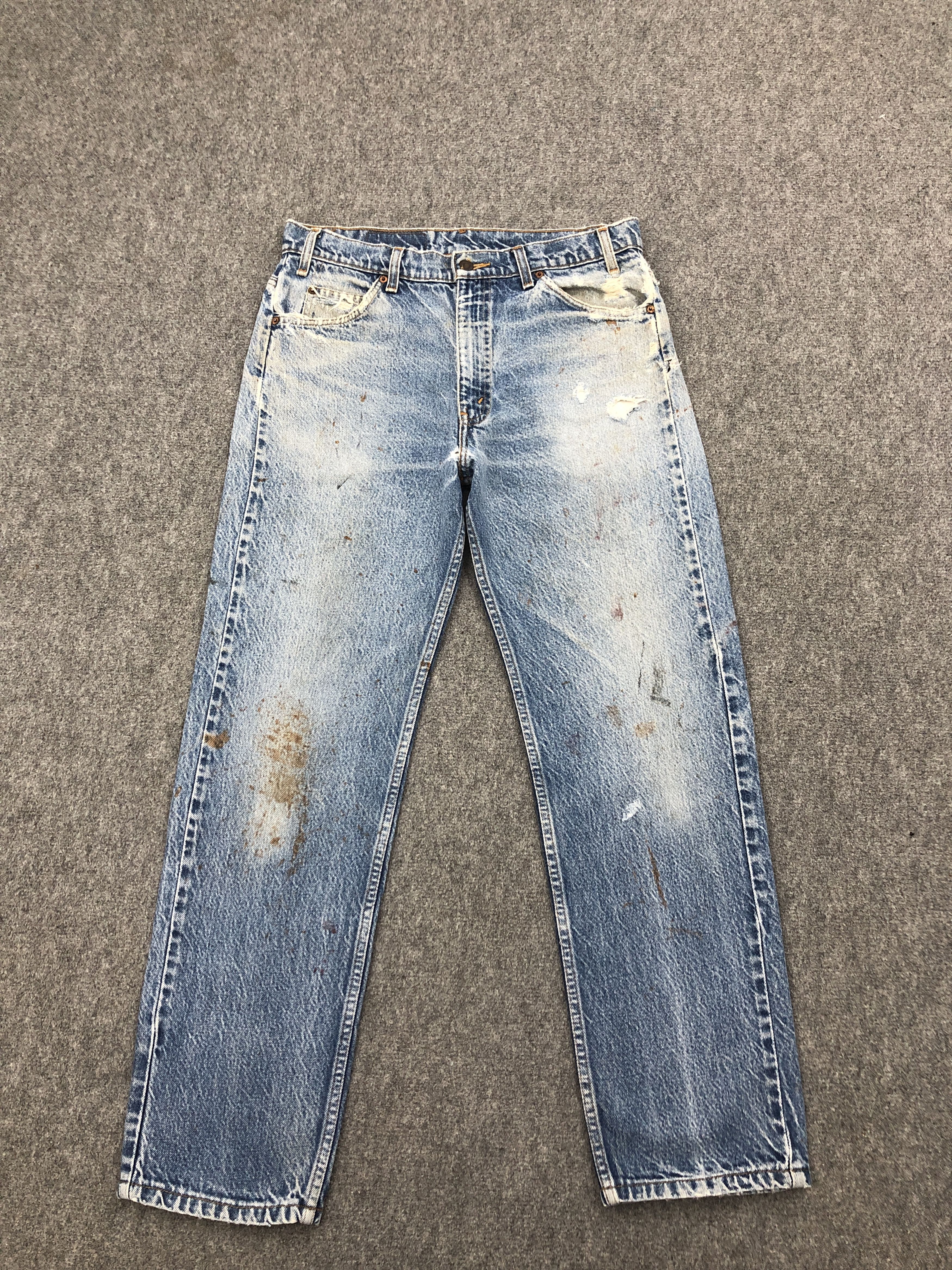 Vintage 90s Levis 505 Orange Tab Denim Jeans