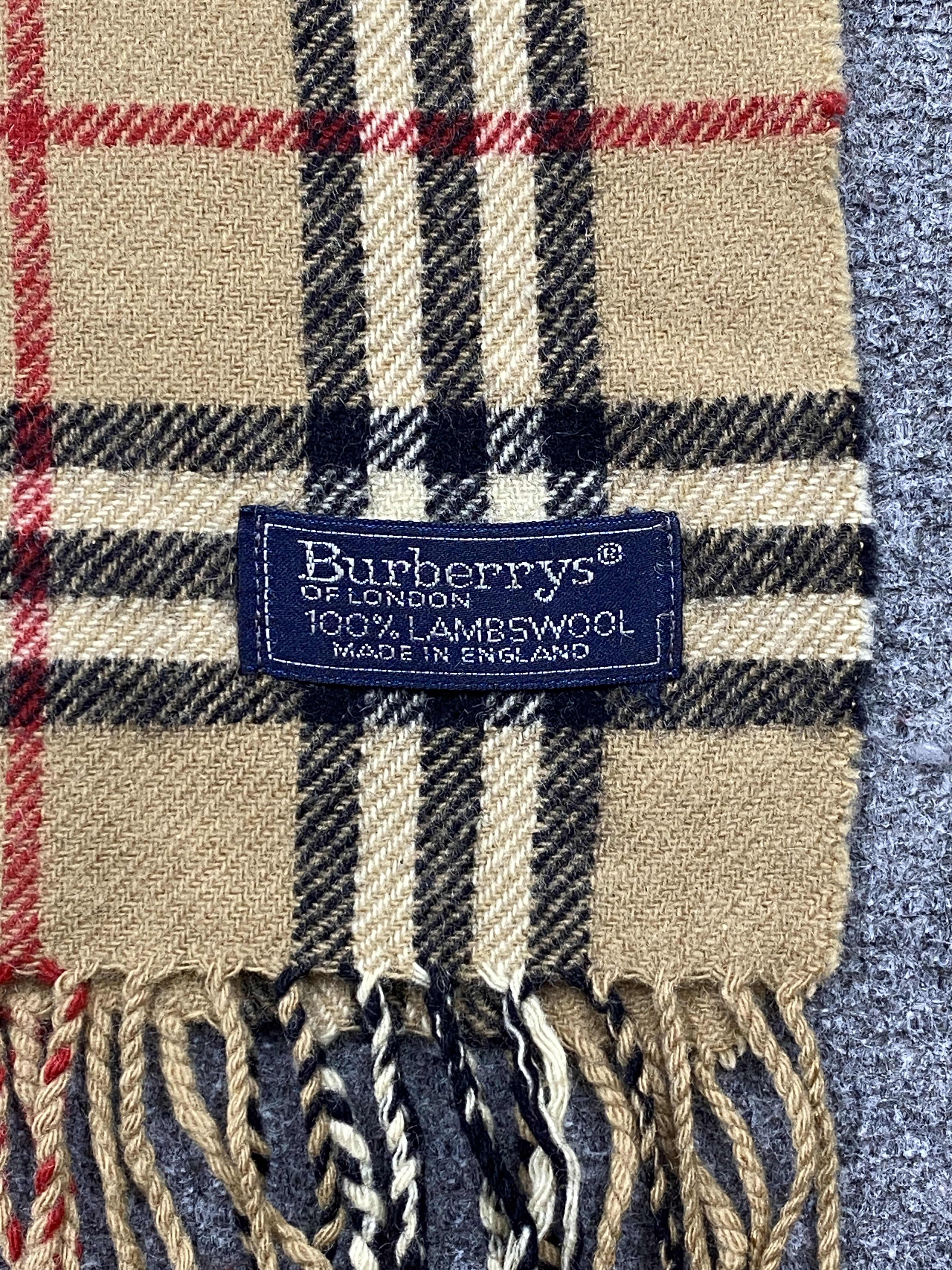 Burberry Burberry Novacheck Cashmere Scarf Muffler / Neckwear SC0187 Size ONE SIZE - 8 Thumbnail