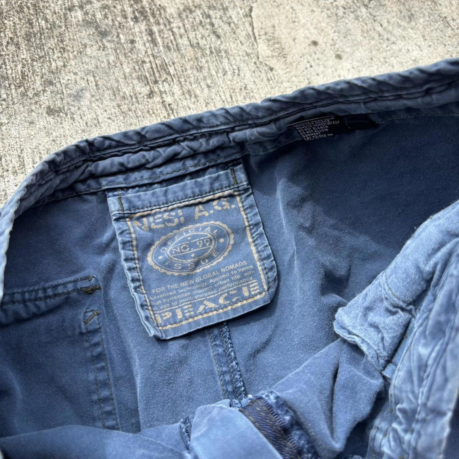 Other Vintage Y2K Blue Baggy Rave Pants Size US 32 / EU 48 - 6 Thumbnail