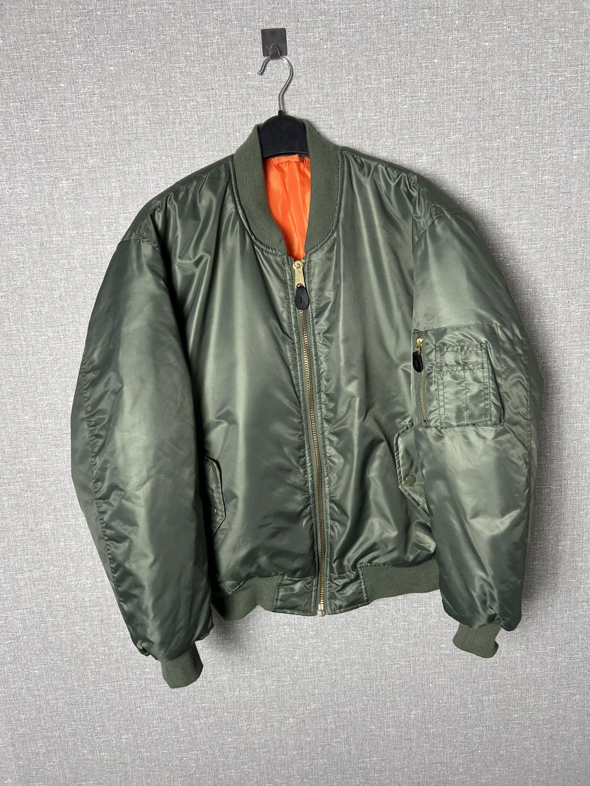 Vintage Vintage USAF MA1 Flyer’s Nylon Bomber USA Jacket Size US M / EU 48-50 / 2 - 6 Thumbnail