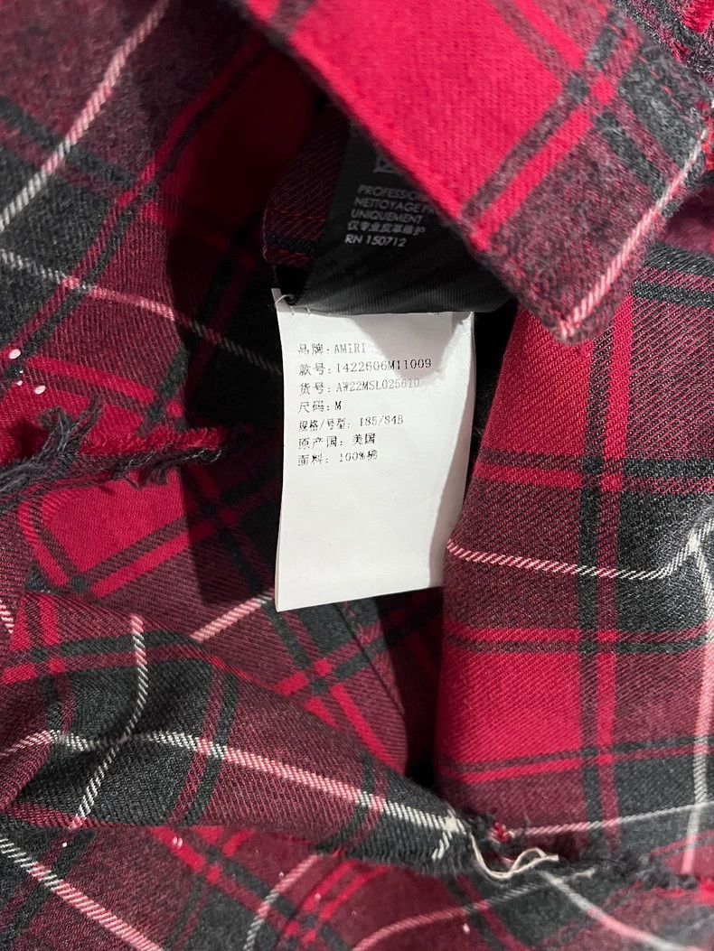 Amiri Amiri Multielement Plaid Cotton Long-sleeve Shirt Size US M / EU 48-50 / 2 - 7 Thumbnail