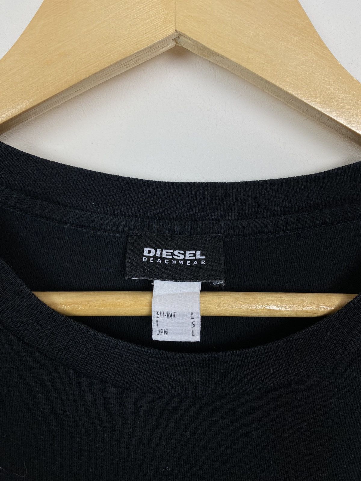 Diesel Diesel Beachwear Tee Stripe Only The Waves Black Y2K Logo Size US L / EU 52-54 / 3 - 3 Thumbnail
