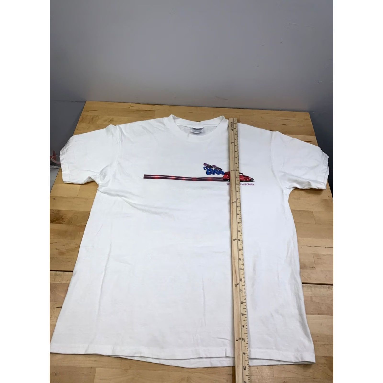 Vintage VINTAGE Hot Rod Run 2000 Men L White Classic So Cal Temecula Muscle Cars 13207 Size US L / EU 52-54 / 3 - 6 Thumbnail