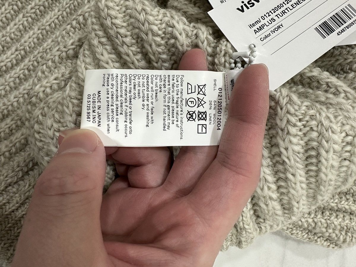 Visvim Amplus turtleneck knit sweater
