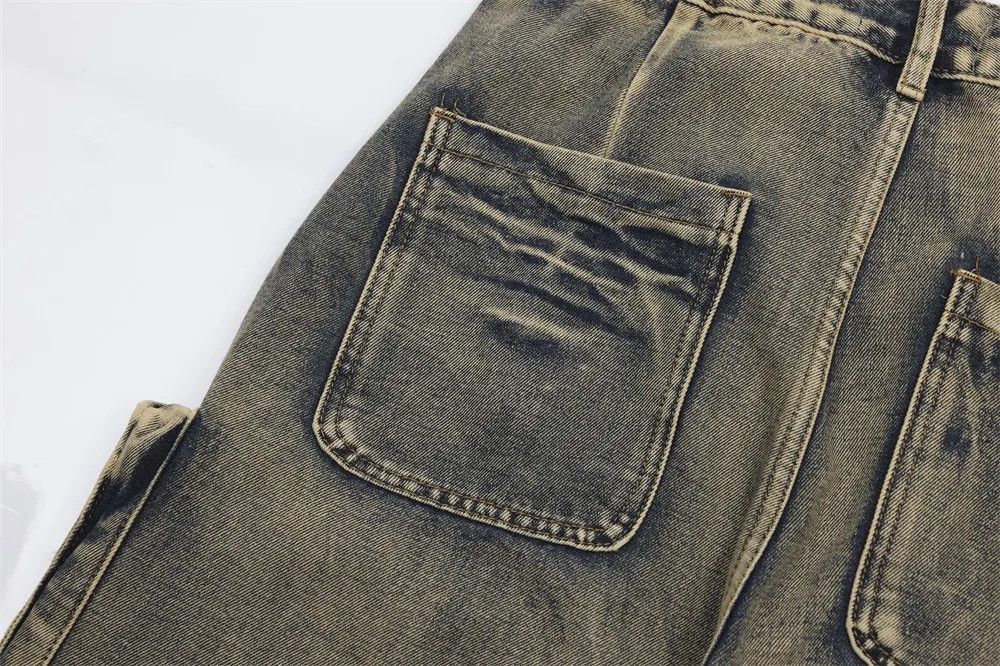 Japanese Brand × Vintage Streetwear Cargo Multi Pocket Loose Baggy Pants Jeans Size US 32 / EU 48 - 14 Thumbnail