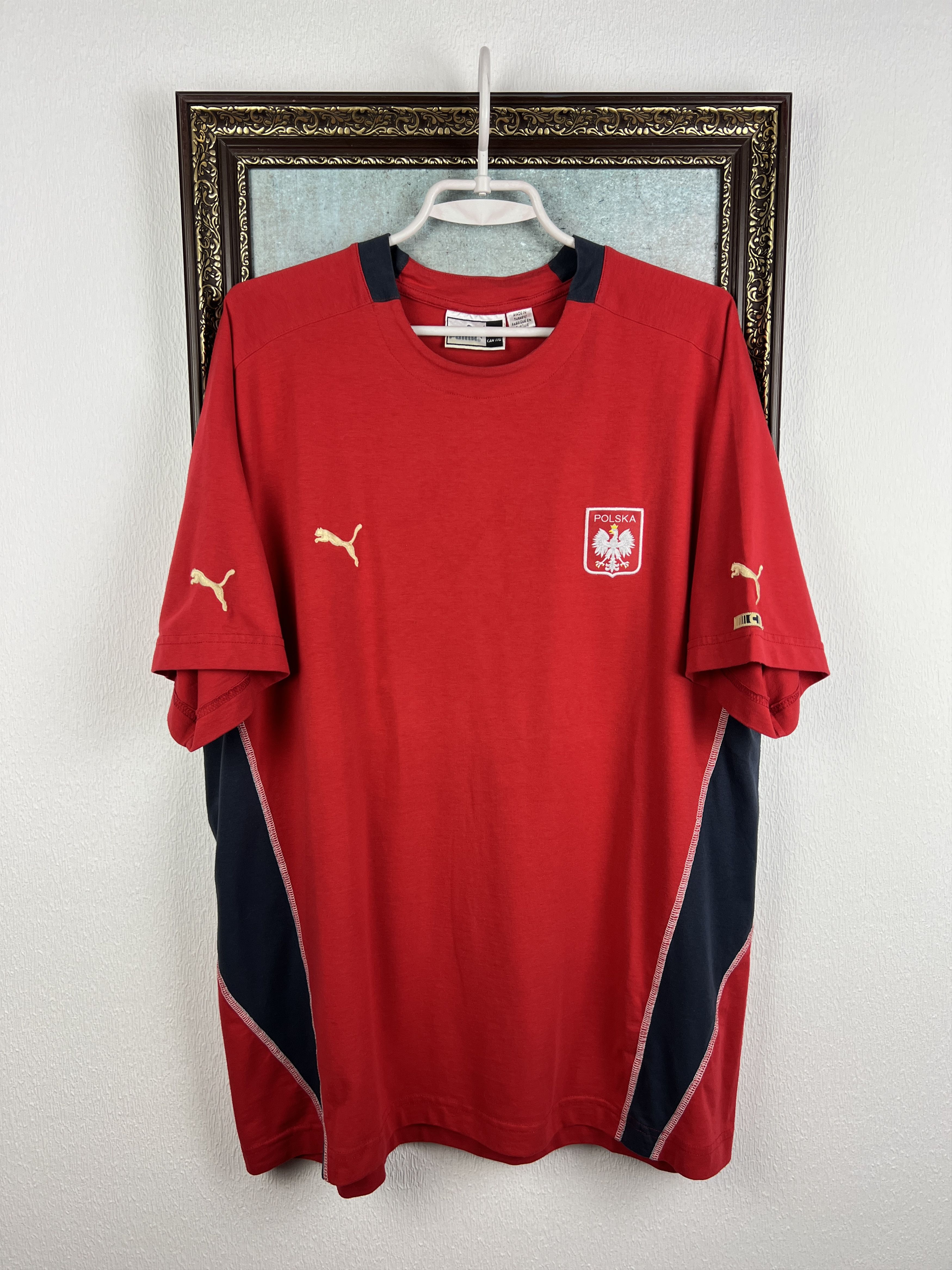 Puma Poland football shirt 2004 Soccer Train Jersey National Size US XXL / EU 58 / 5 - 1 Thumbnail