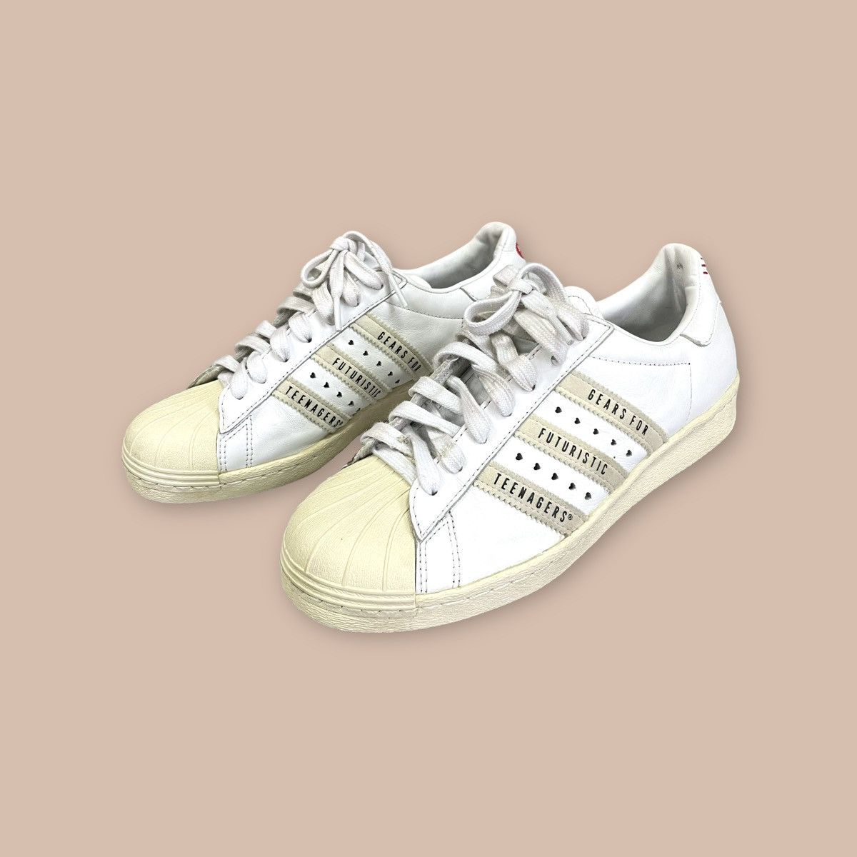 adidas gazelle silver green womens Adidas x Human Made Mens Superstar 80s Shoes  Extra Butter