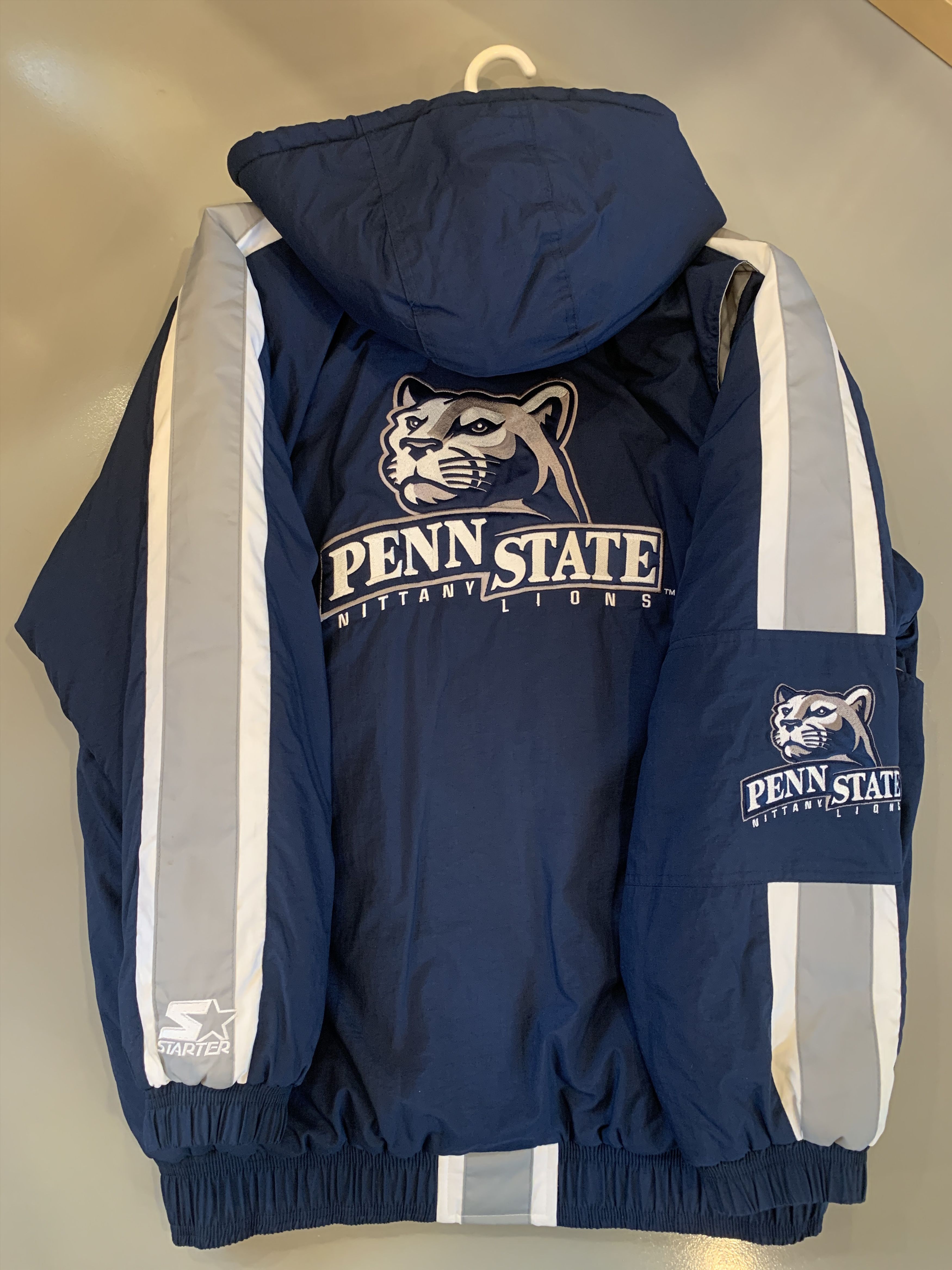 Starter RARE Starter Penn State Puffer Jacket Size US XL / EU 56 / 4 - 1 Thumbnail