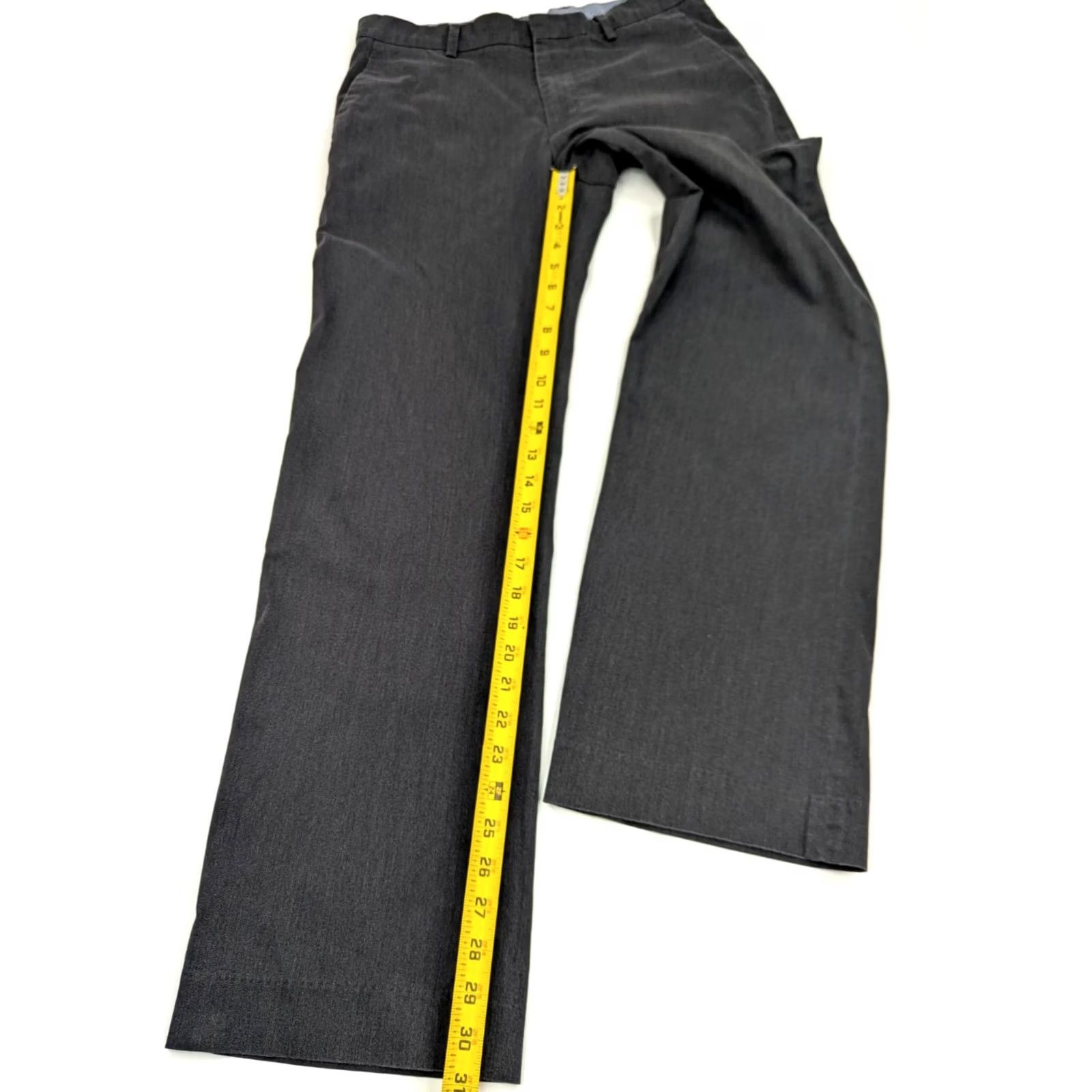 Gap GAP Soft Twill Cotton Blend Straight Leg Pants Men 30x32 Solid Gray Shirt Size 30 Regular Casual Chino Mens Size US 30 / EU 46 - 3 Thumbnail