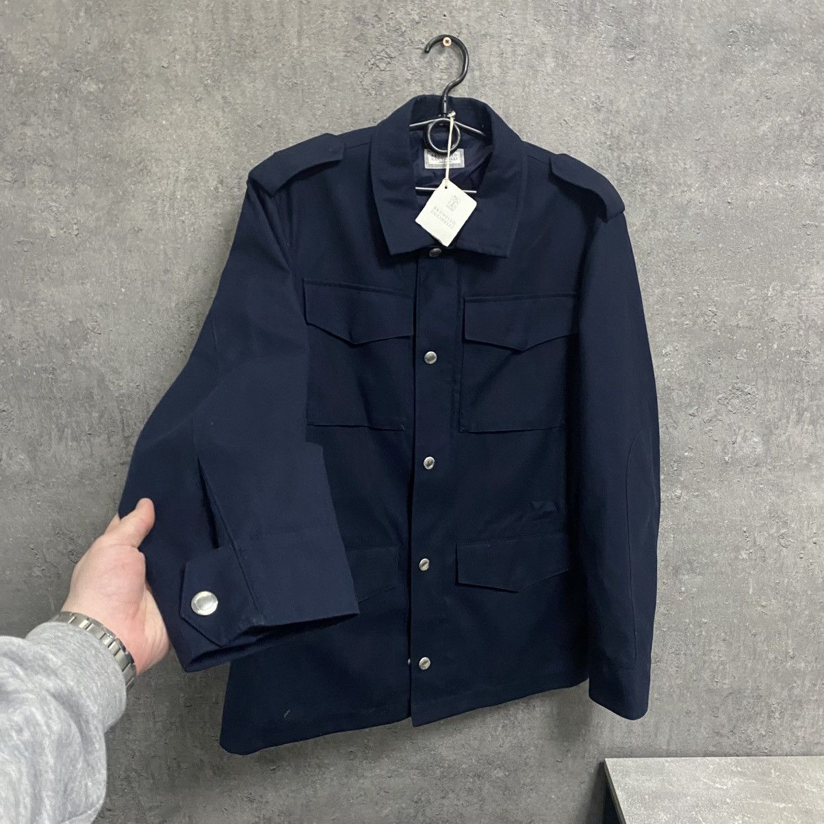 Brunello Cucinelli Brunello Cucinelli Field Utility Jacket Nylon Size US M / EU 48-50 / 2 - 2 Thumbnail
