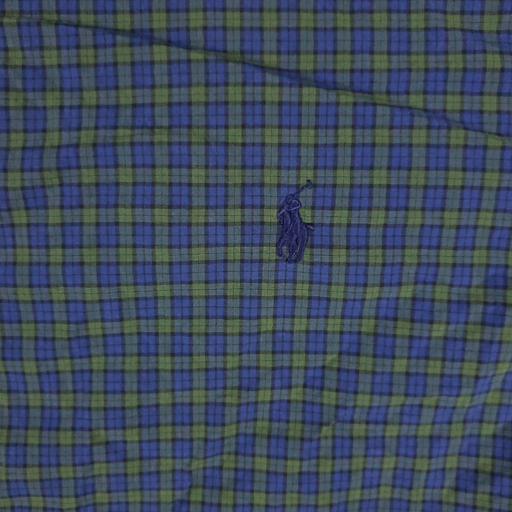 Ralph Lauren VINTAGE Ralph Lauren Shirt Men 2XL Long Sleeve Plaid Button-Up Casual Formal Green Size US XXL / EU 58 / 5 - 3 Thumbnail